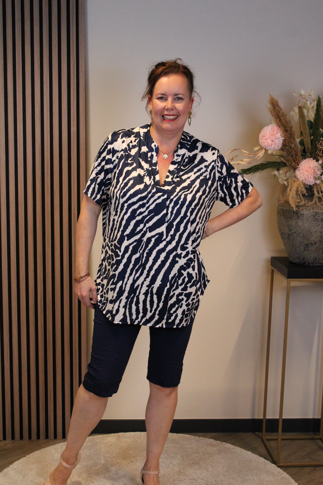 Tamara | Blouse korte mouw 38 t/m 48