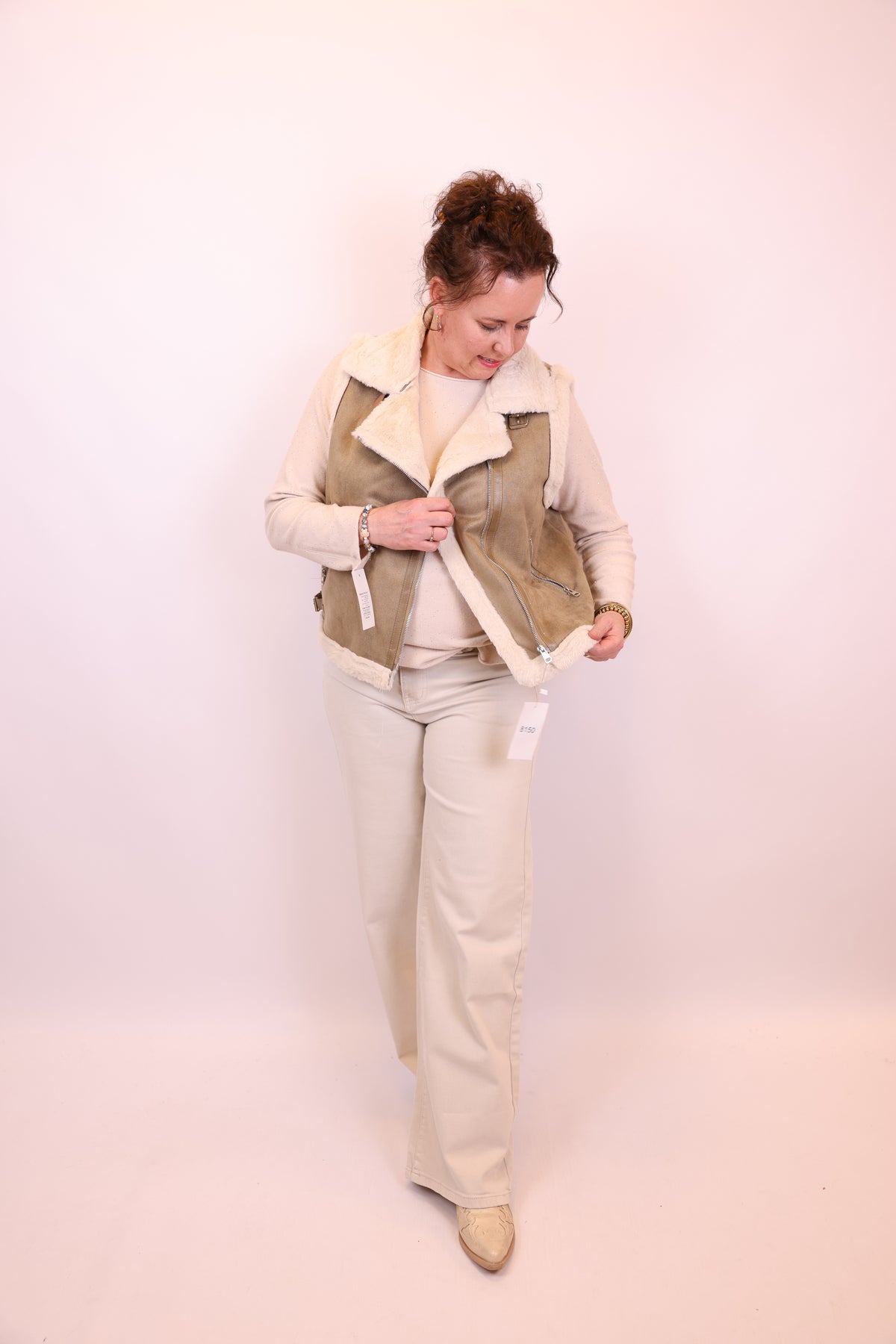 Maxime | Grüne Jeansjacke