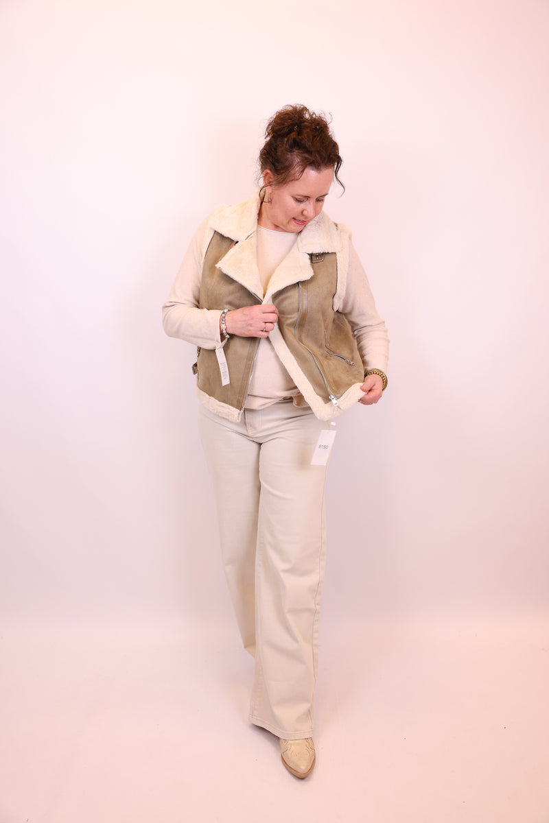 Maxime | Grüne Jeansjacke