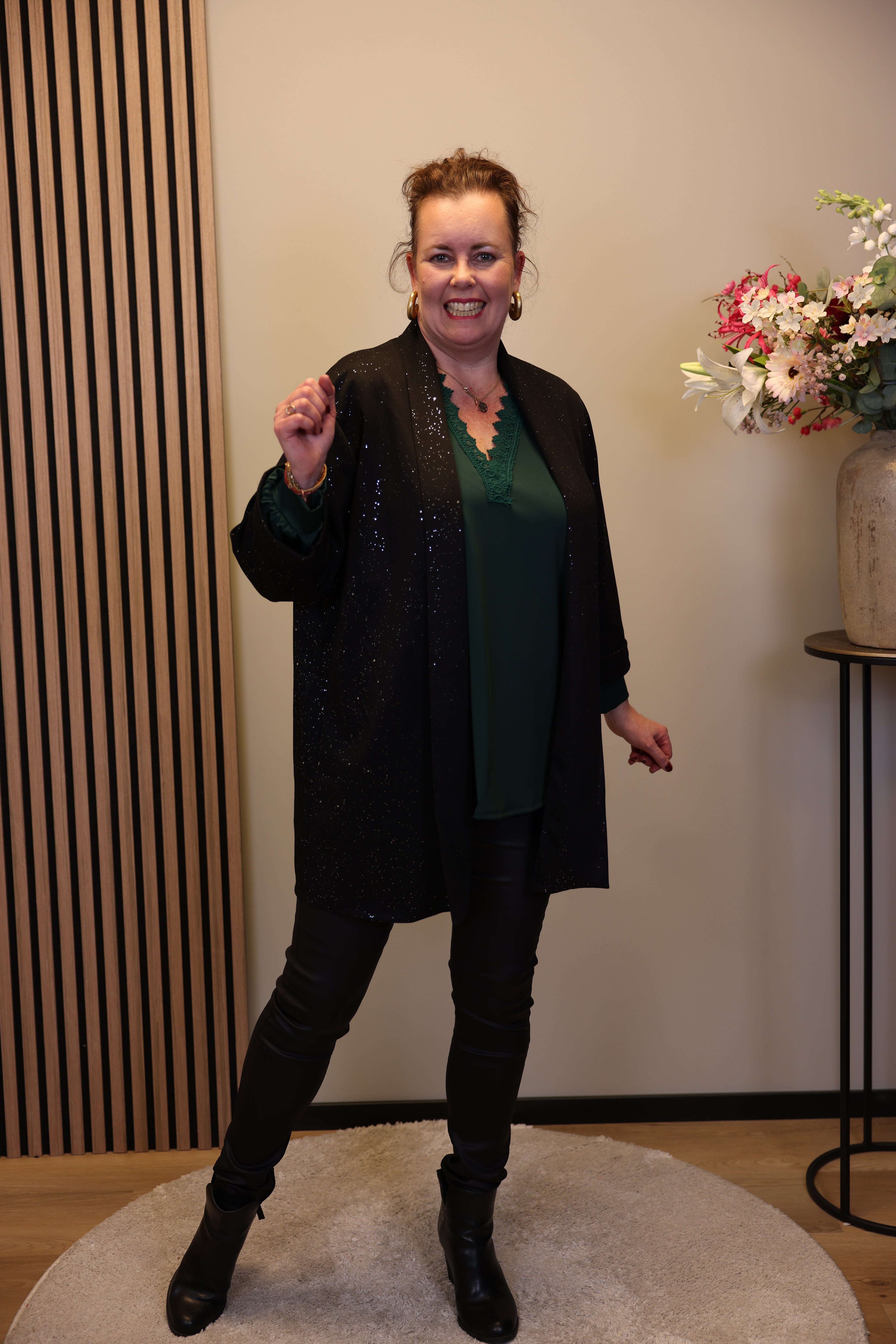 Mara | Bluse weiß Langarm 38 bis 48