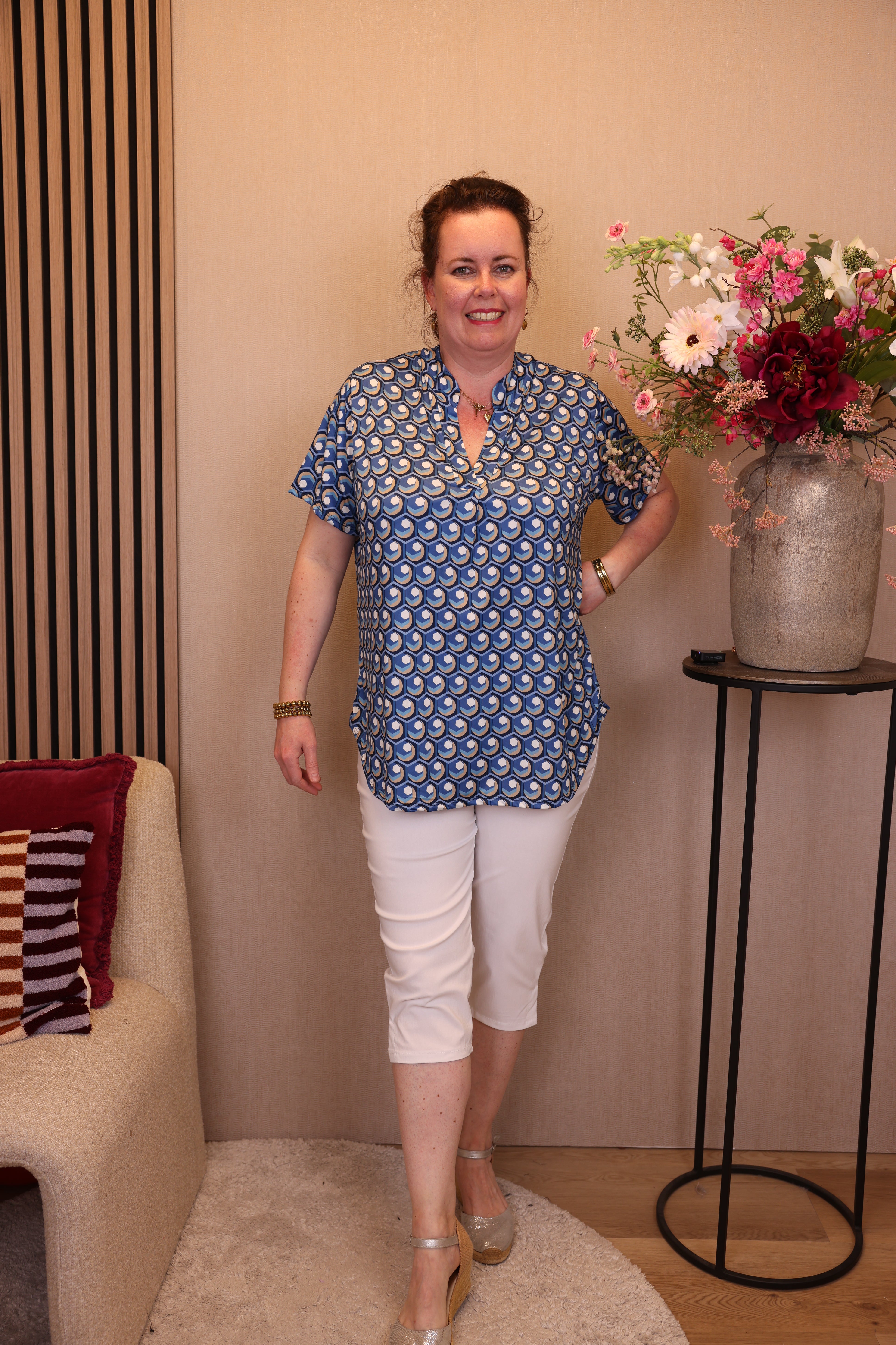 Dora | Bluse schwarz Langarm 52 bis 58