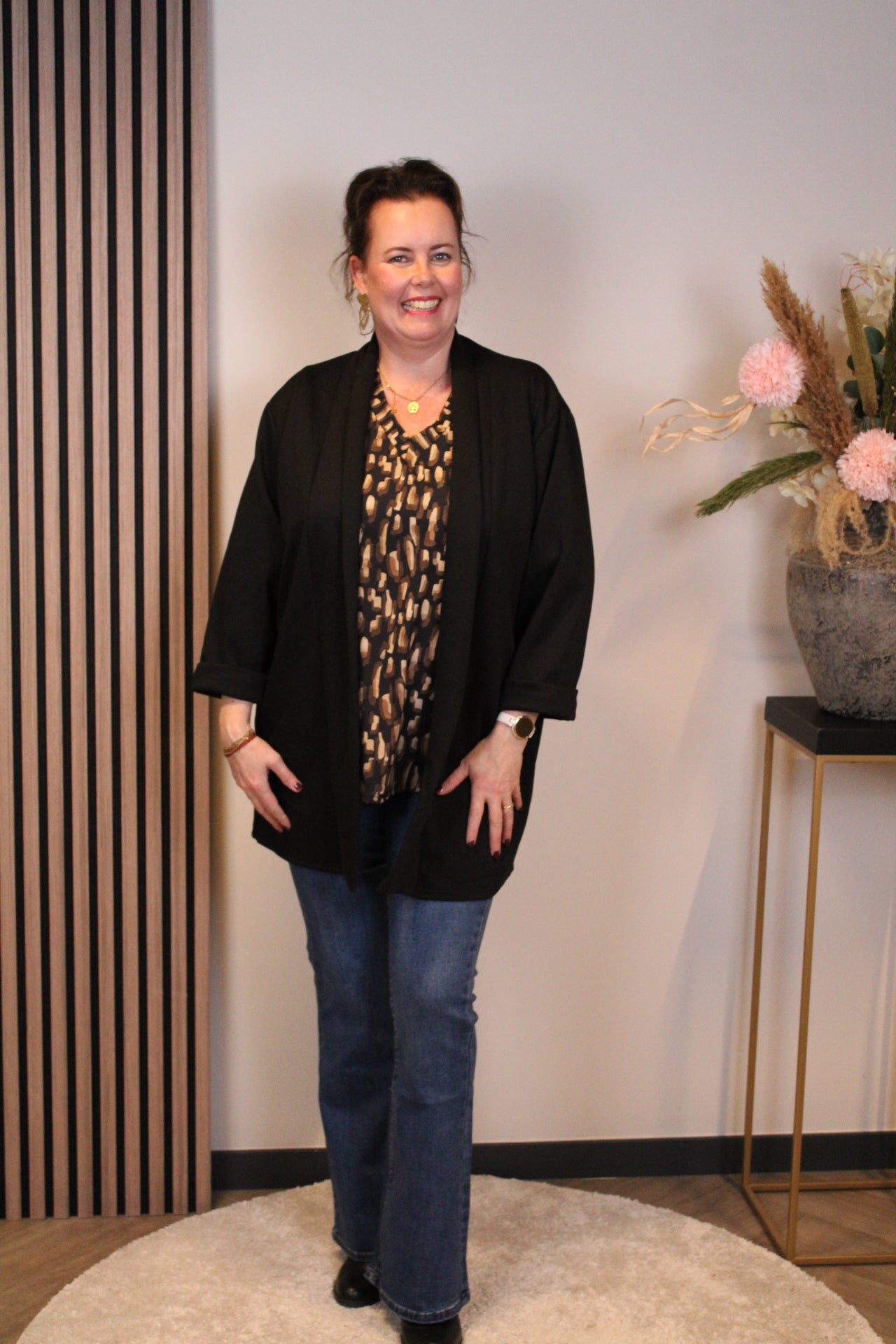 Mara | Bluse weiß Langarm 38 bis 48