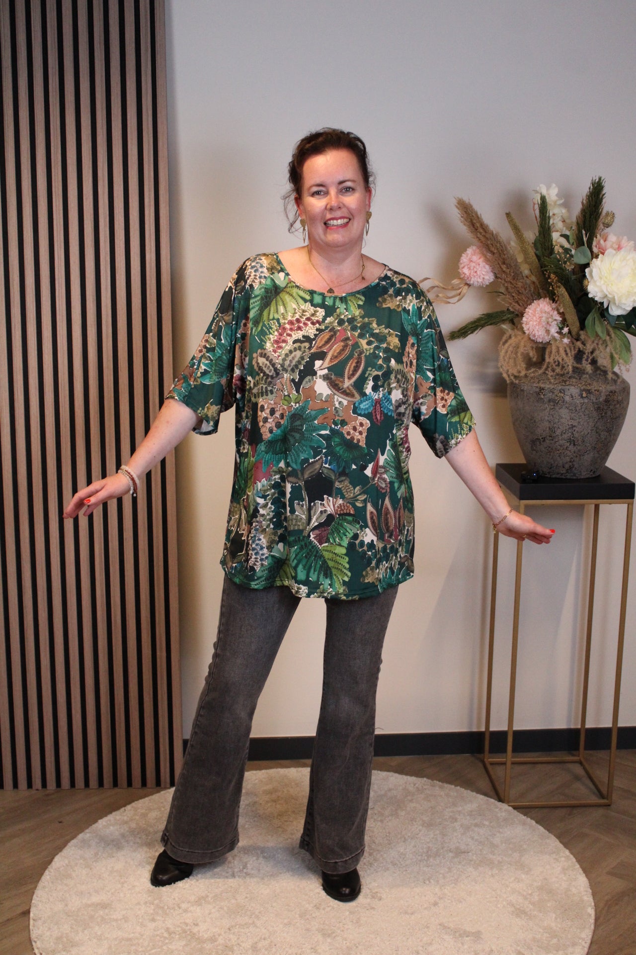 Rose | Top grün 48 bis 52