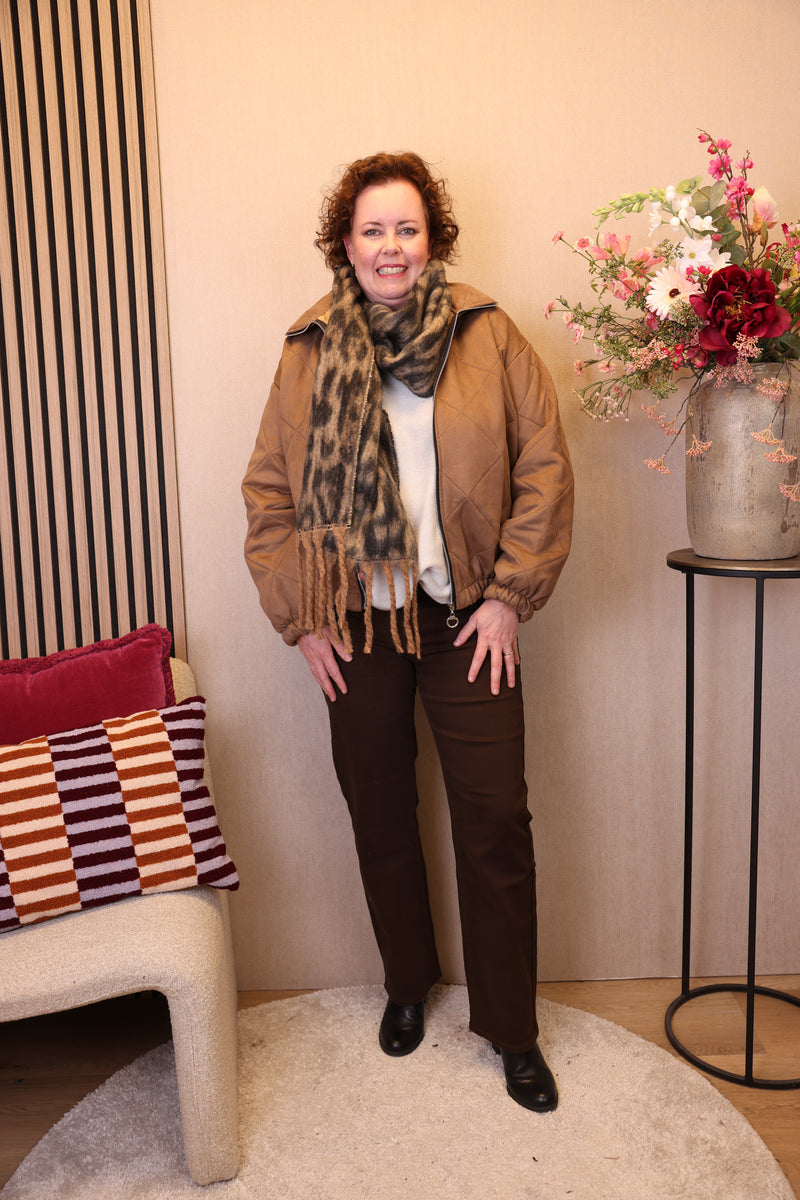Maxime | Grüne Jeansjacke