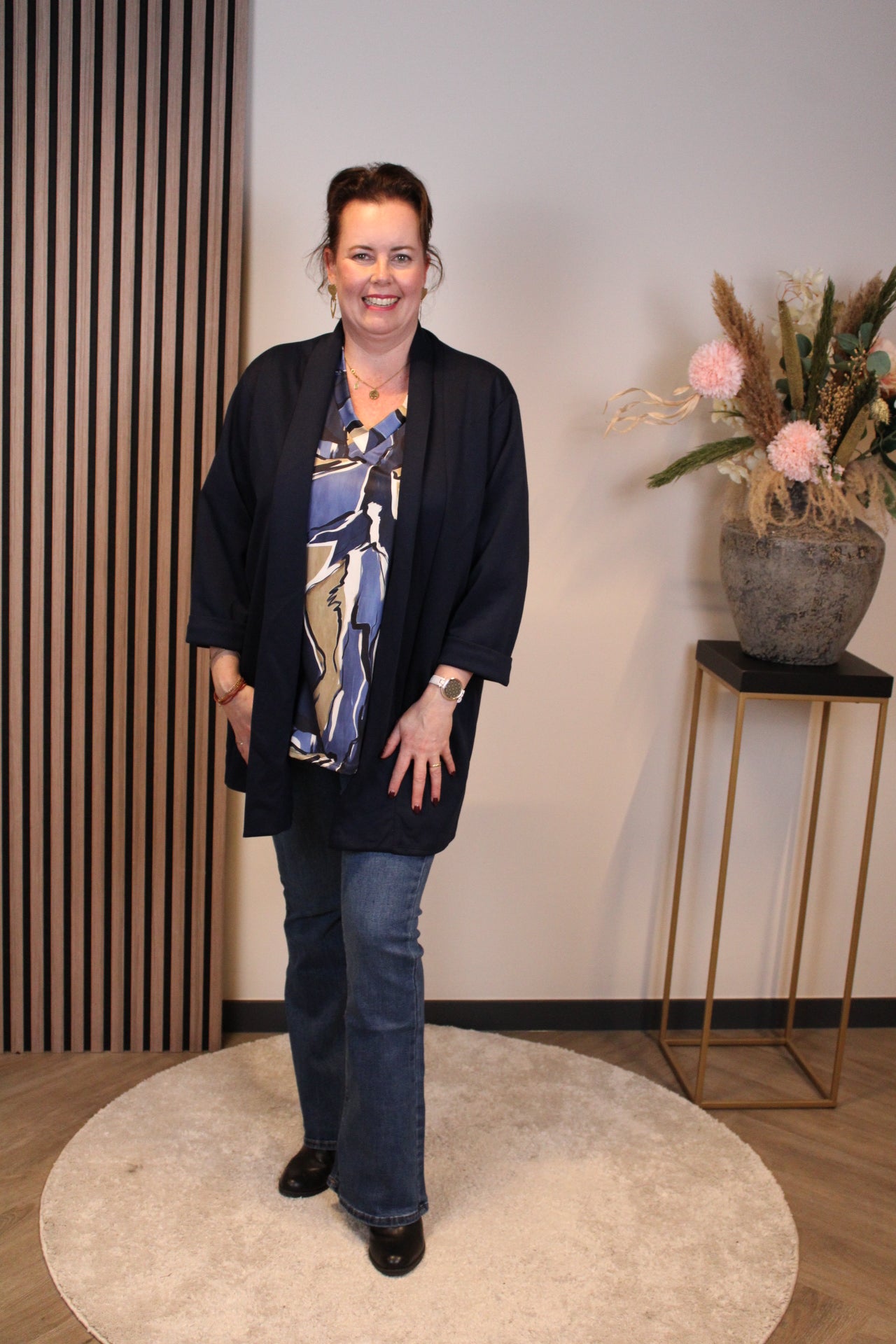 Mara | Bluse weiß Langarm 38 bis 48