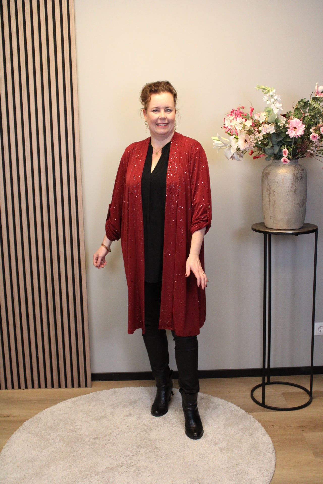 Sara | Bluse Langarm Grün 52 bis 58