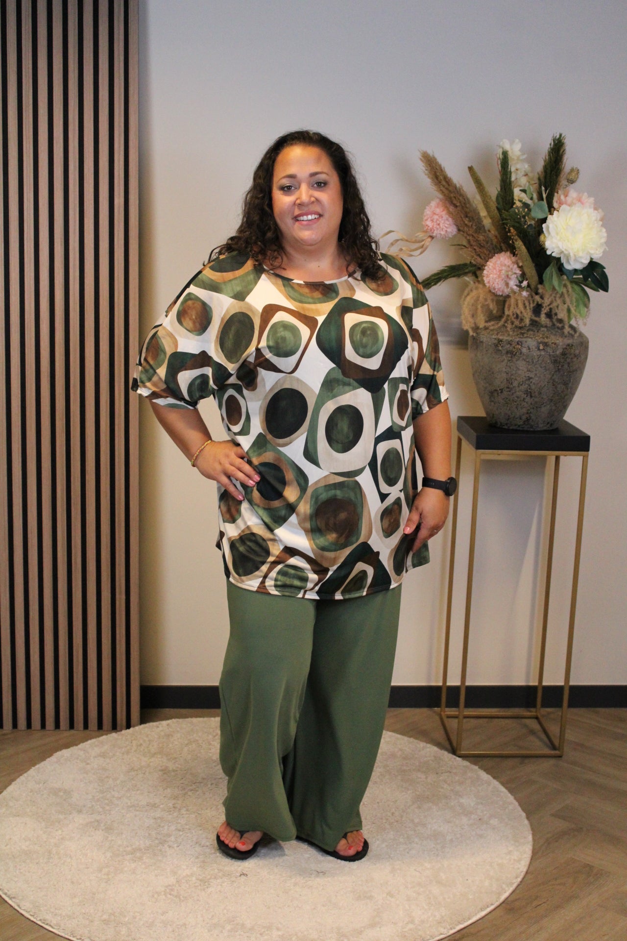 Rose | Top grün 48 bis 52