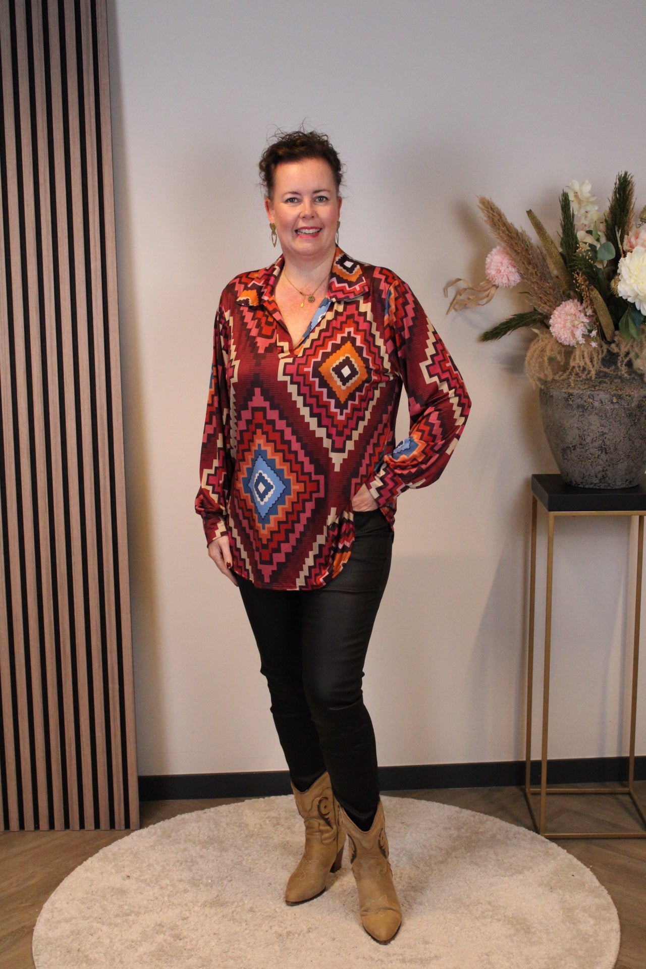 Fleur | Bluse mit Kragen 38 bis 48