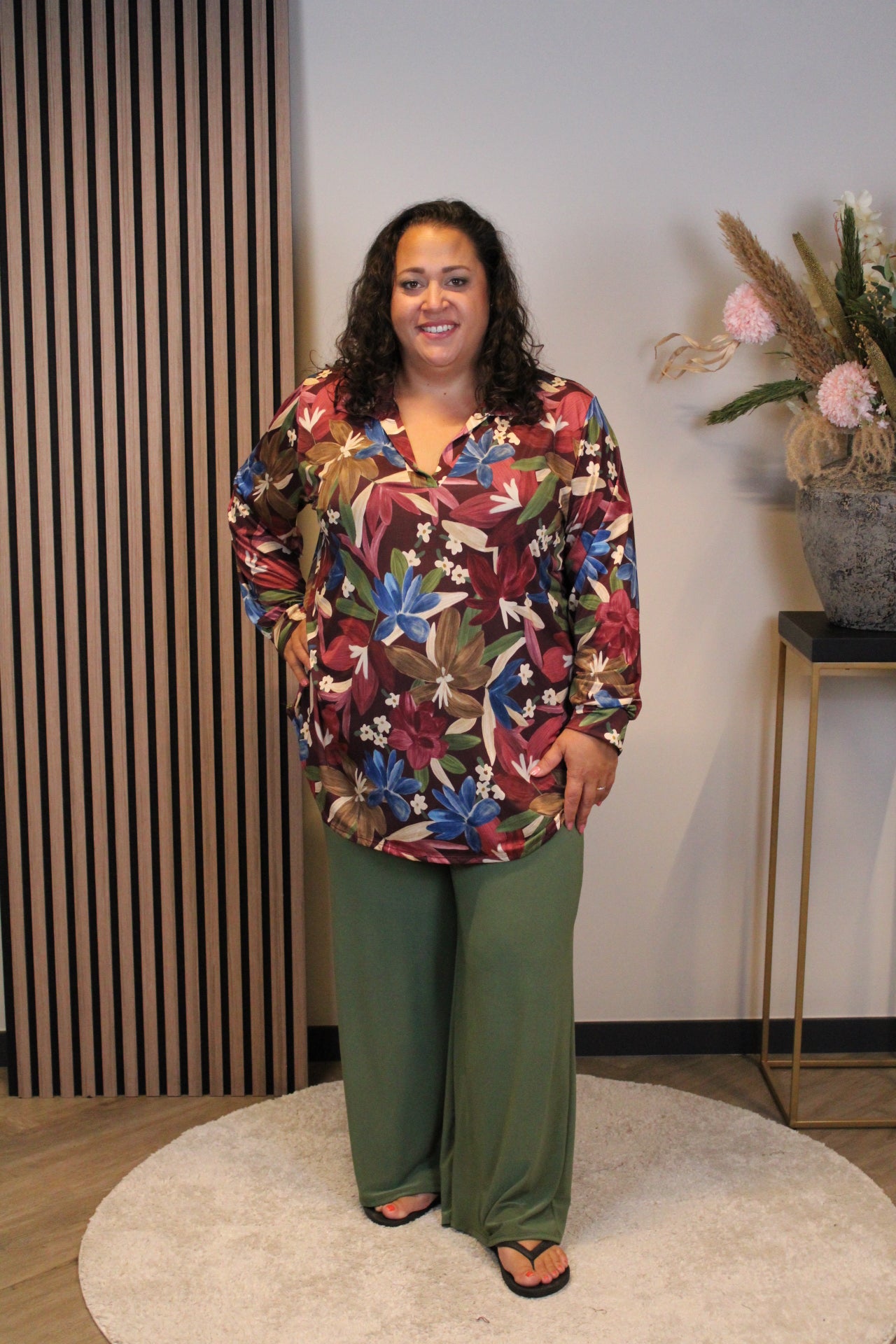 fleur | Langarmbluse 48 bis 52