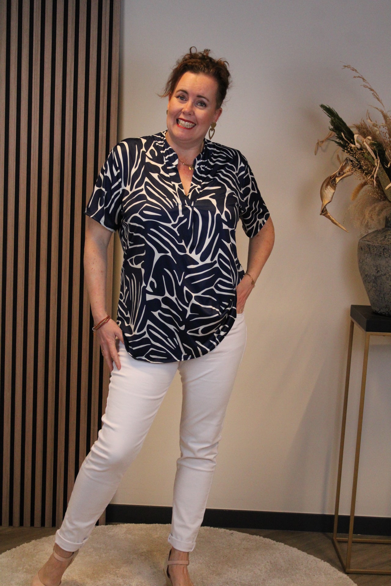 Hailey | Kurzarmbluse 38 bis 48