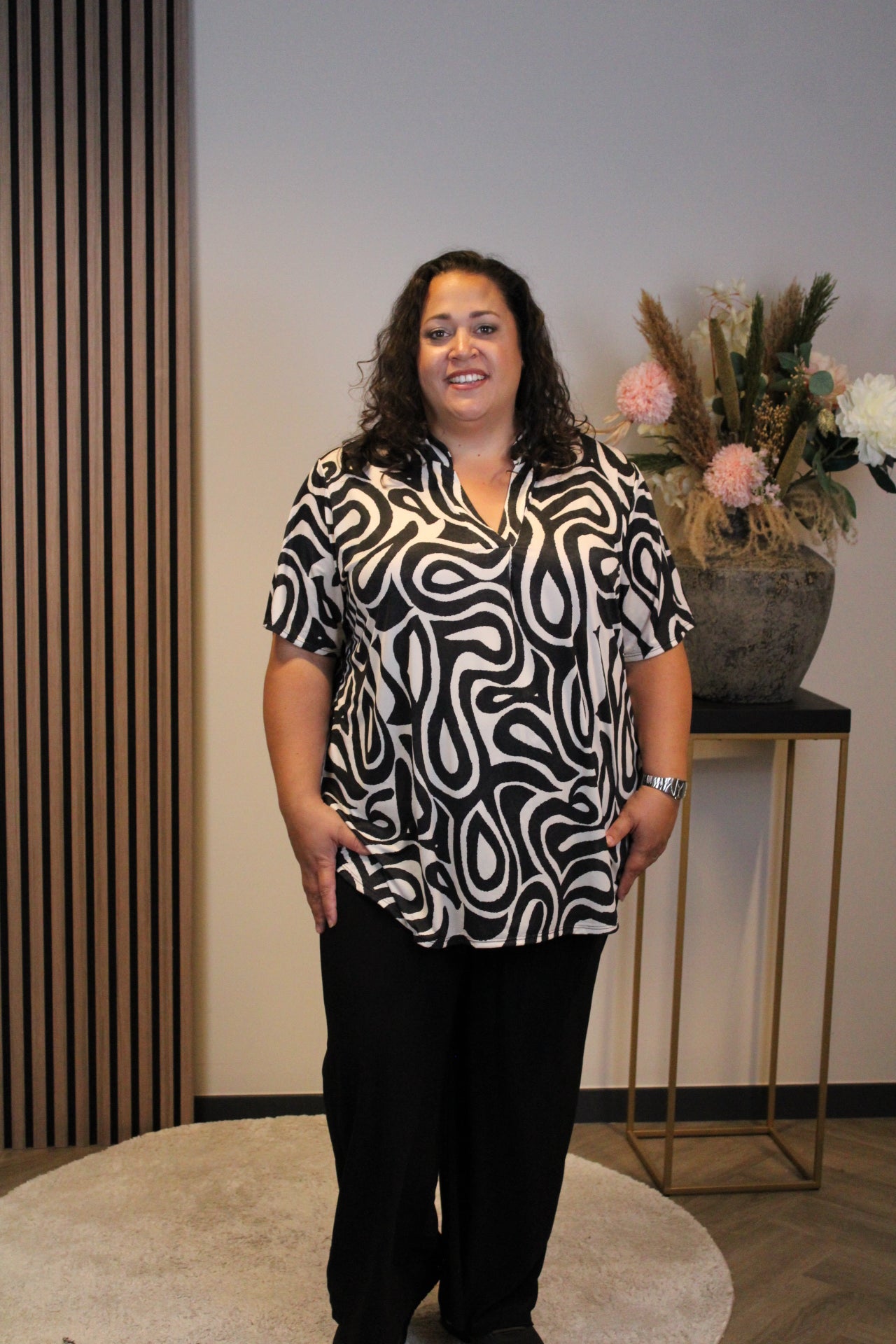 Ninthe | Bluse Kurzarm 48 bis 52