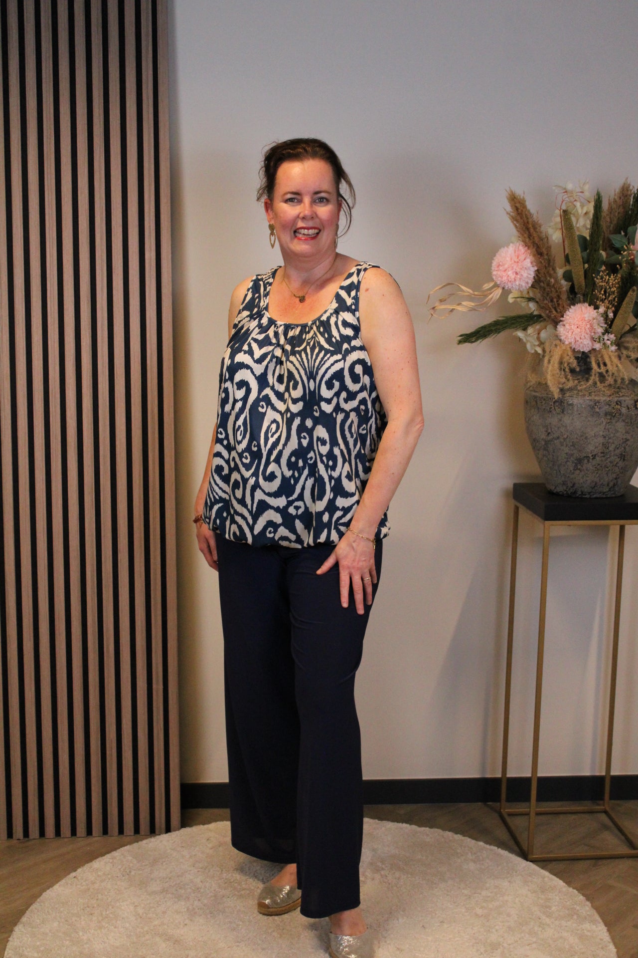 Laura | Top blau 52 bis 58
