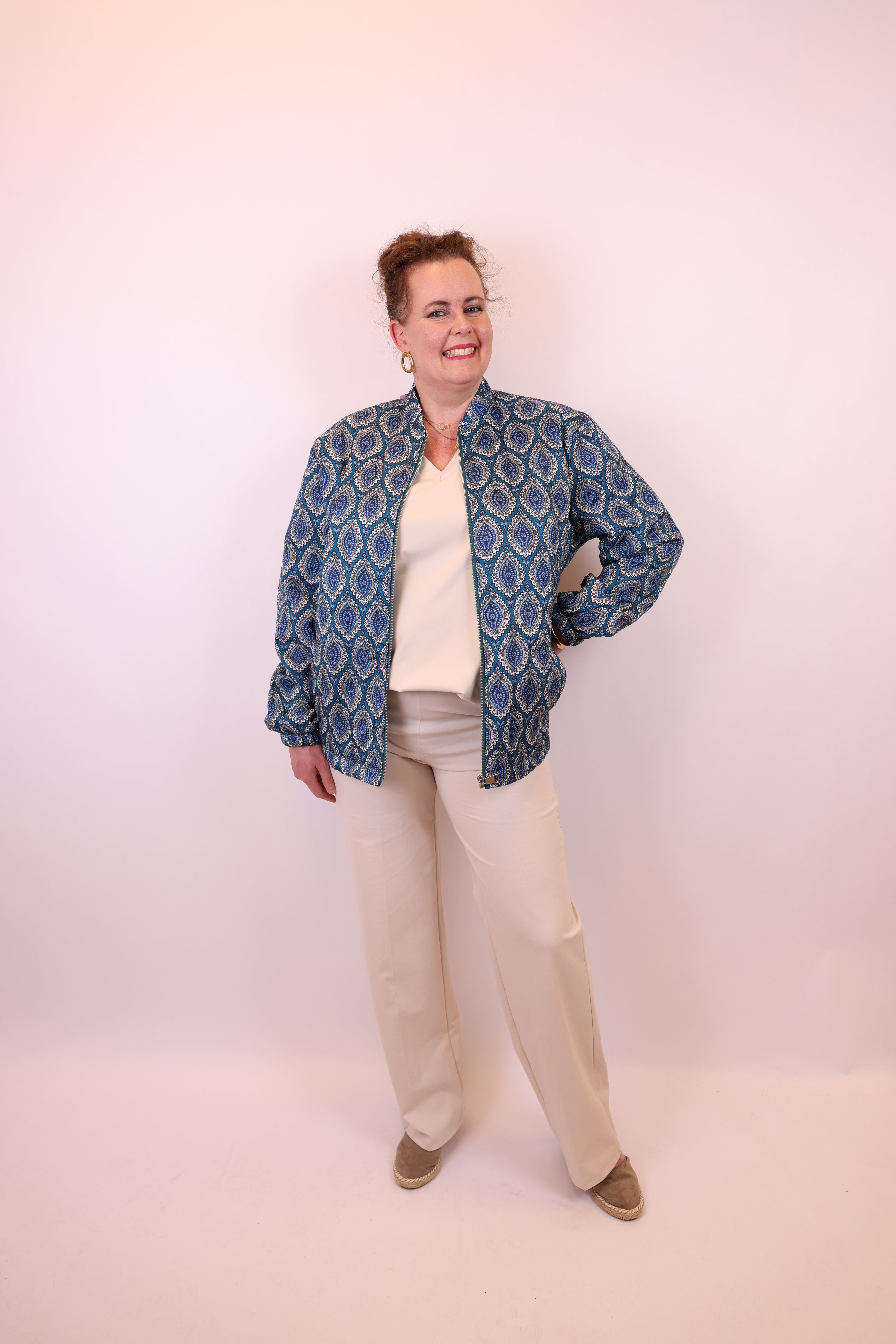 Maxime | Grüne Jeansjacke