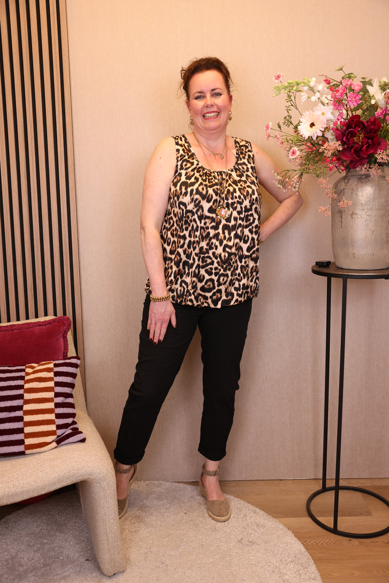 Dora | Bluse schwarz Langarm 52 bis 58