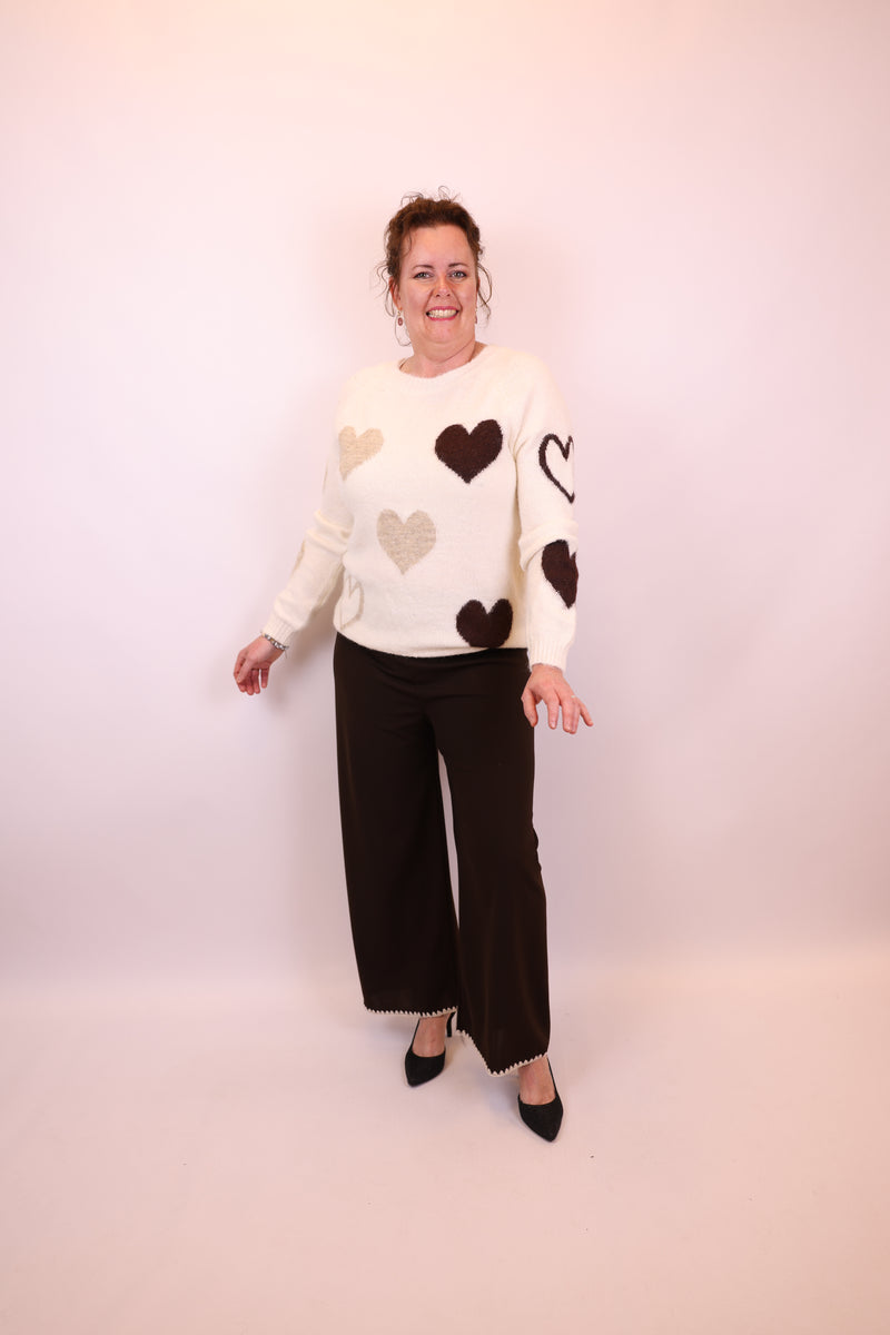 Dora | Bluse schwarz Langarm 52 bis 58