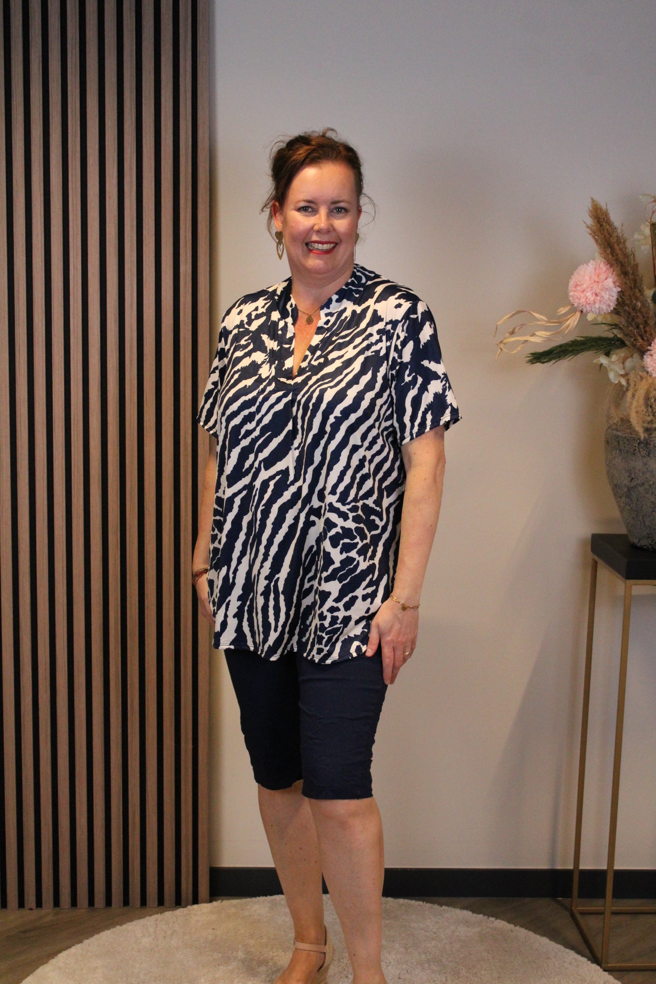 Tamara | Blouse korte mouw 38 t/m 48
