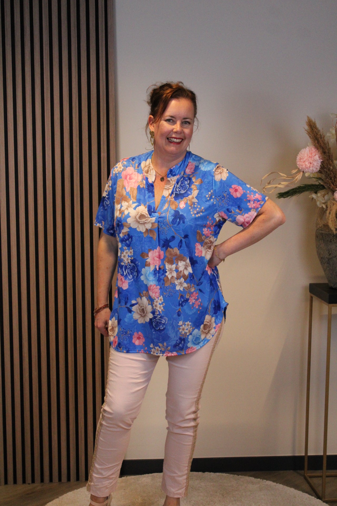 Madeleine | Blouse korte mouw 38 t/m 48