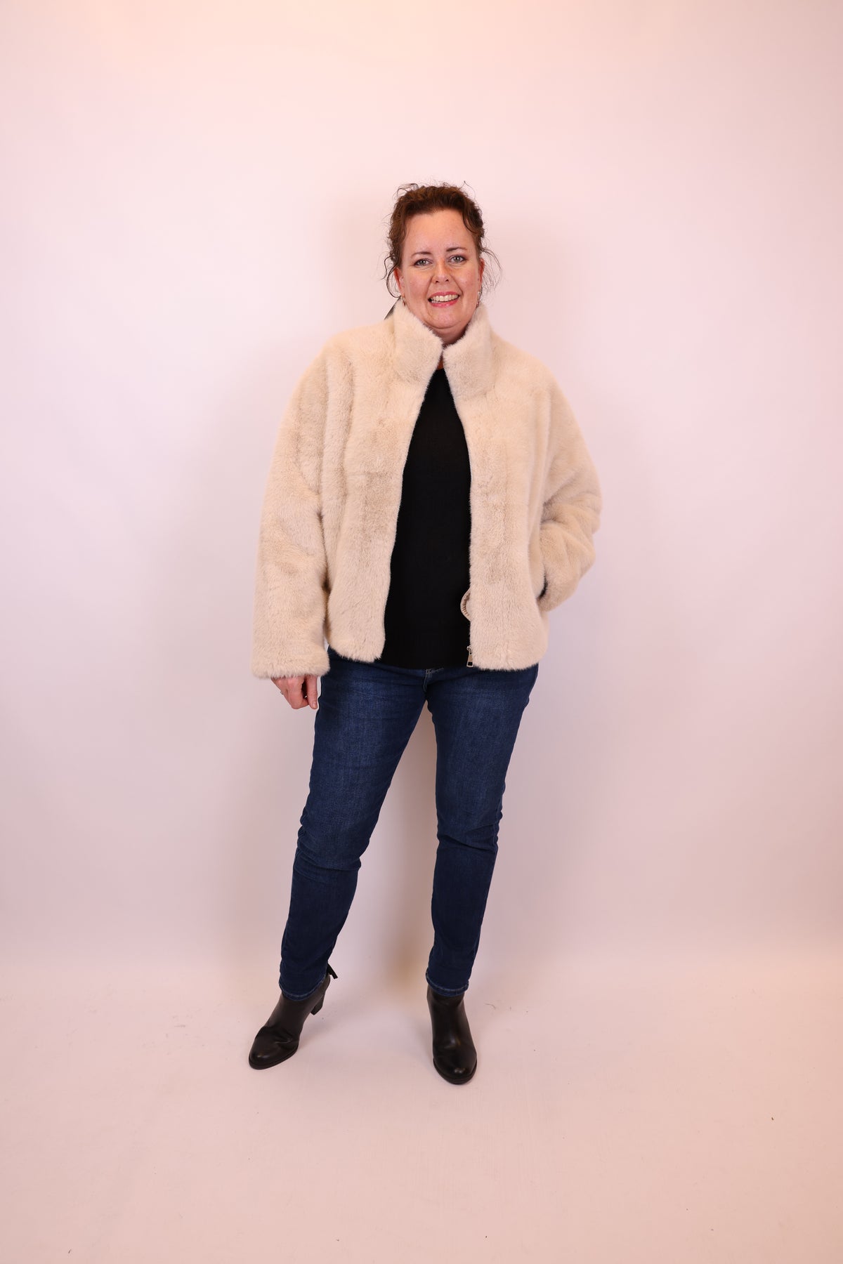 Maxime | Grüne Jeansjacke
