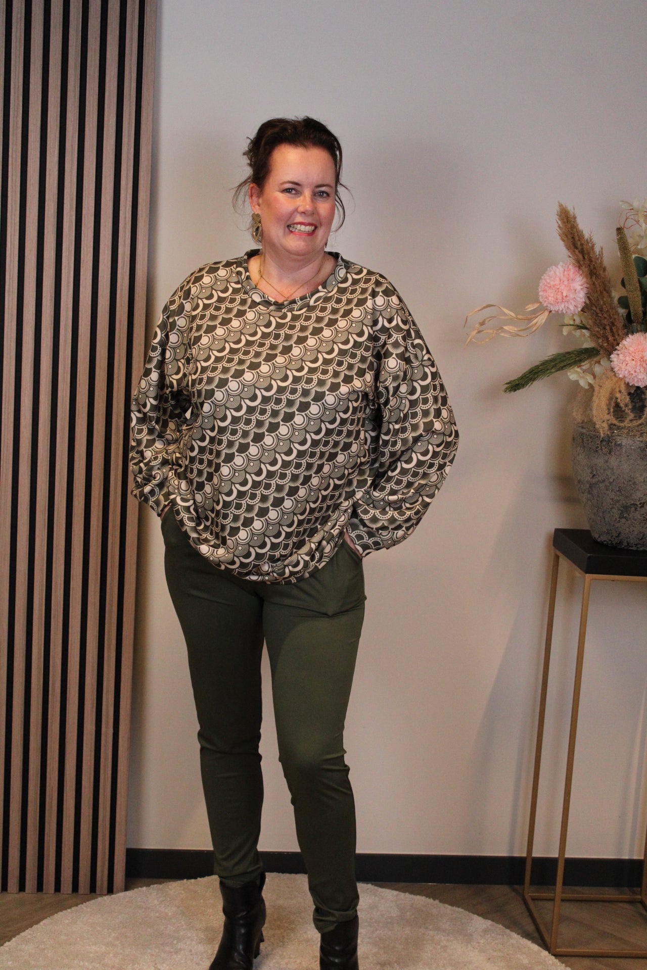 Mara | Bluse weiß Langarm 38 bis 48