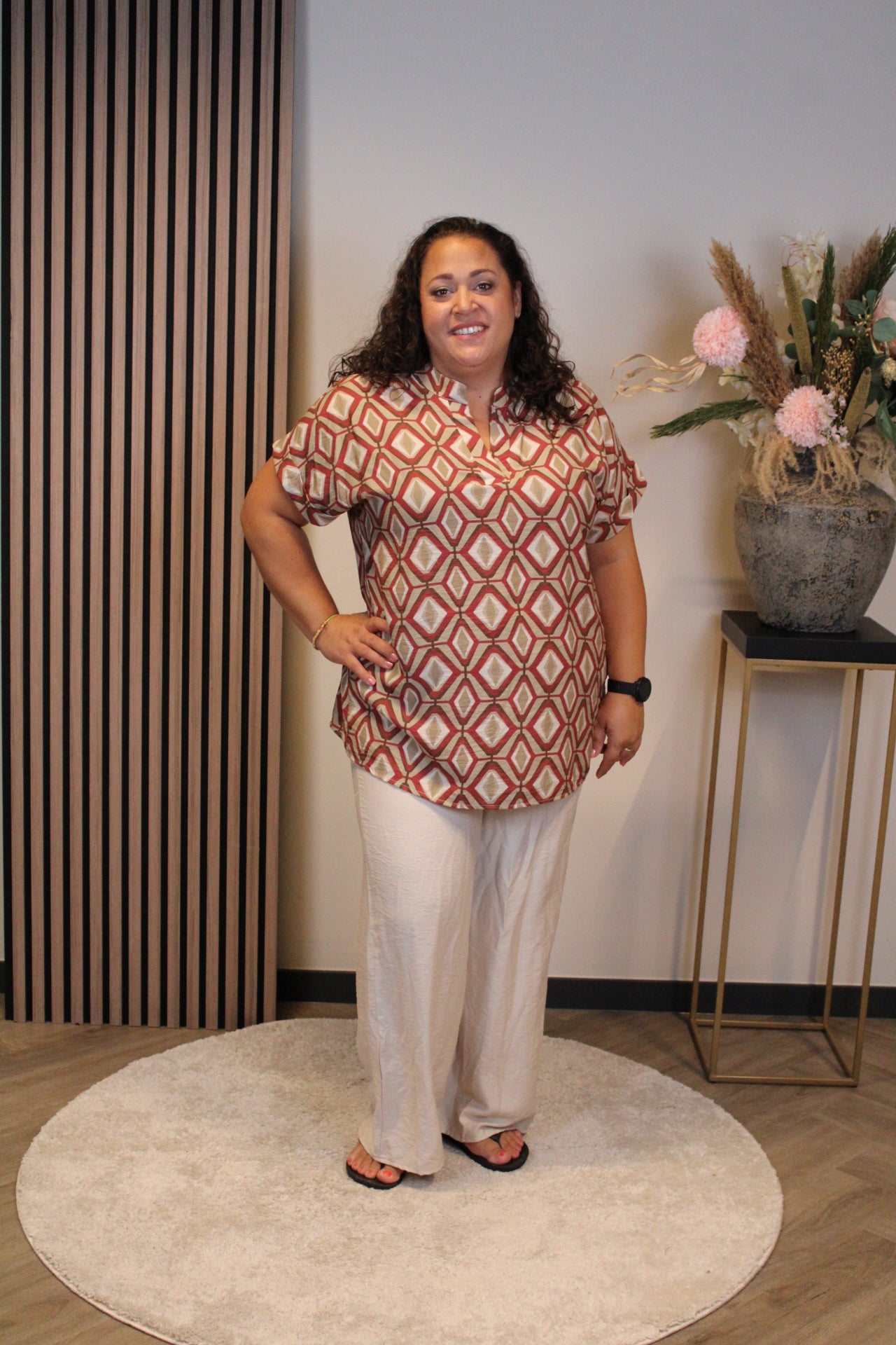 Dora | Bluse schwarz Langarm 52 bis 58