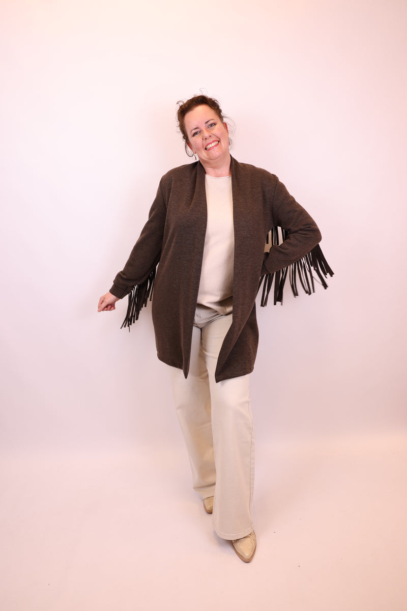 Mara | Bluse weiß Langarm 38 bis 48