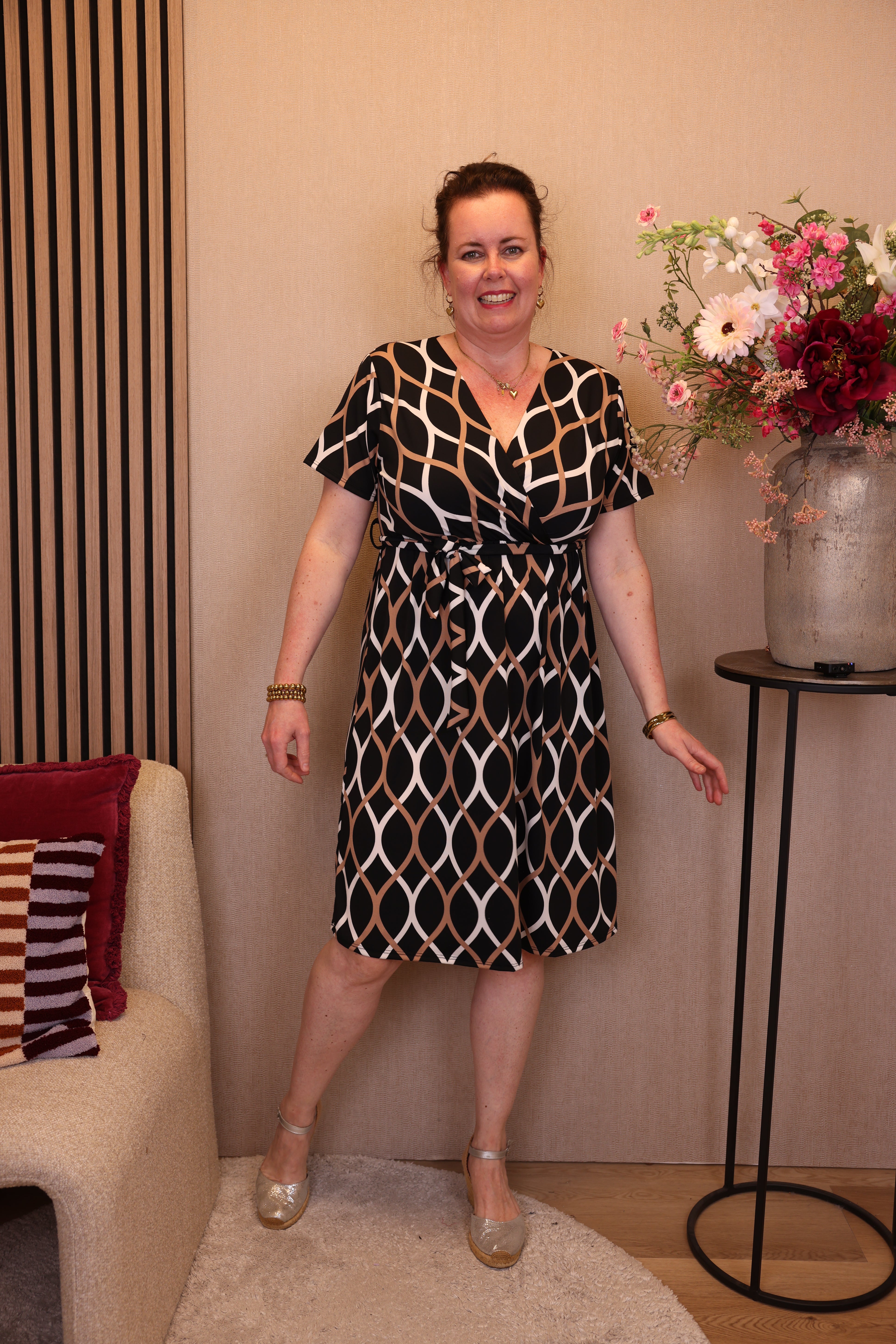 Dora | Bluse schwarz Langarm 52 bis 58
