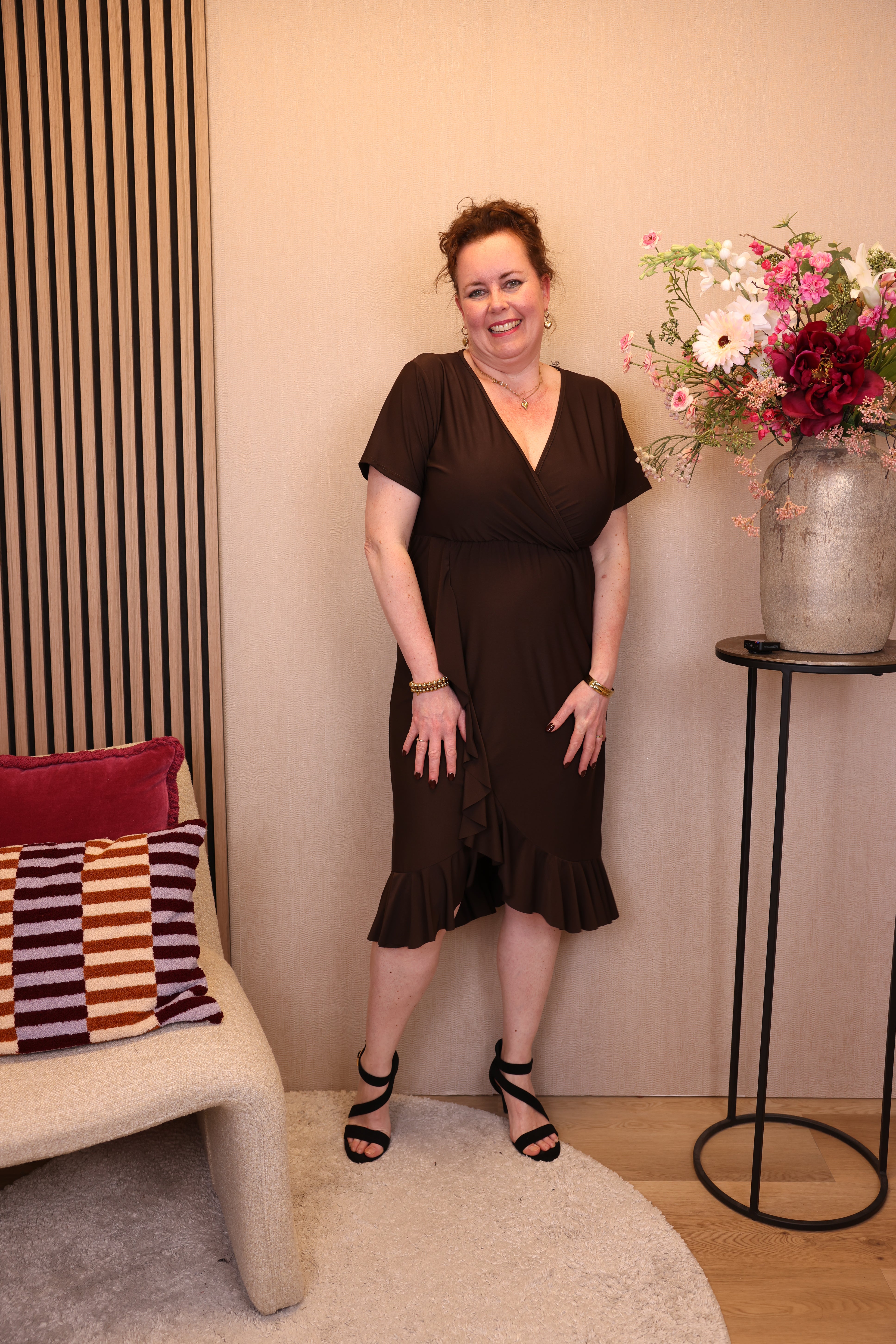 Dora | Bluse schwarz Langarm 52 bis 58
