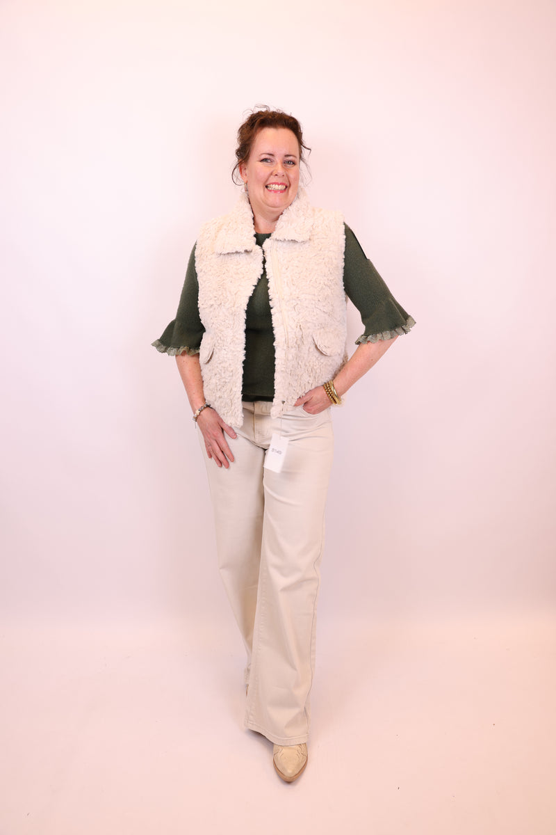 Maxime | Grüne Jeansjacke