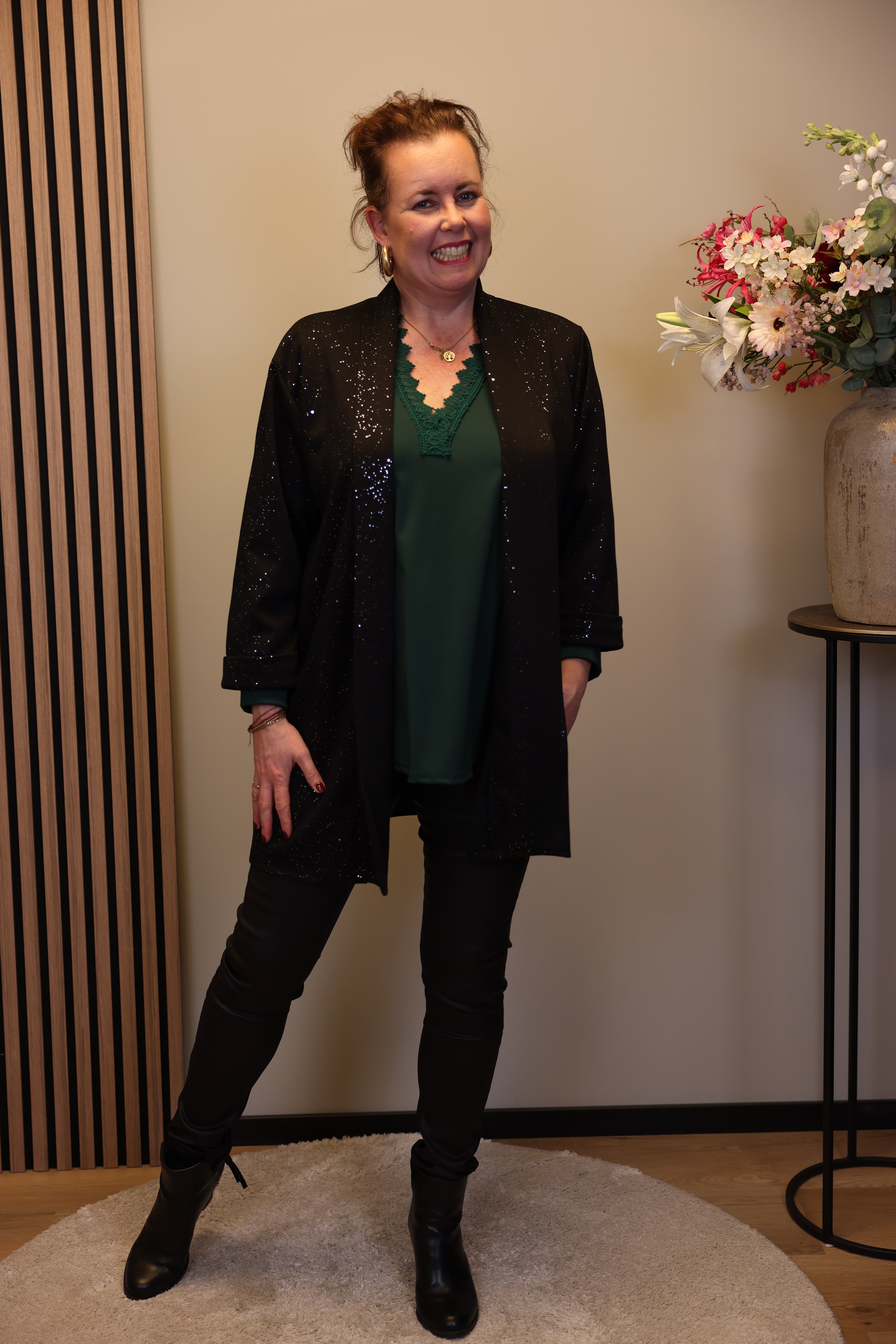 Mara | Bluse weiß Langarm 38 bis 48