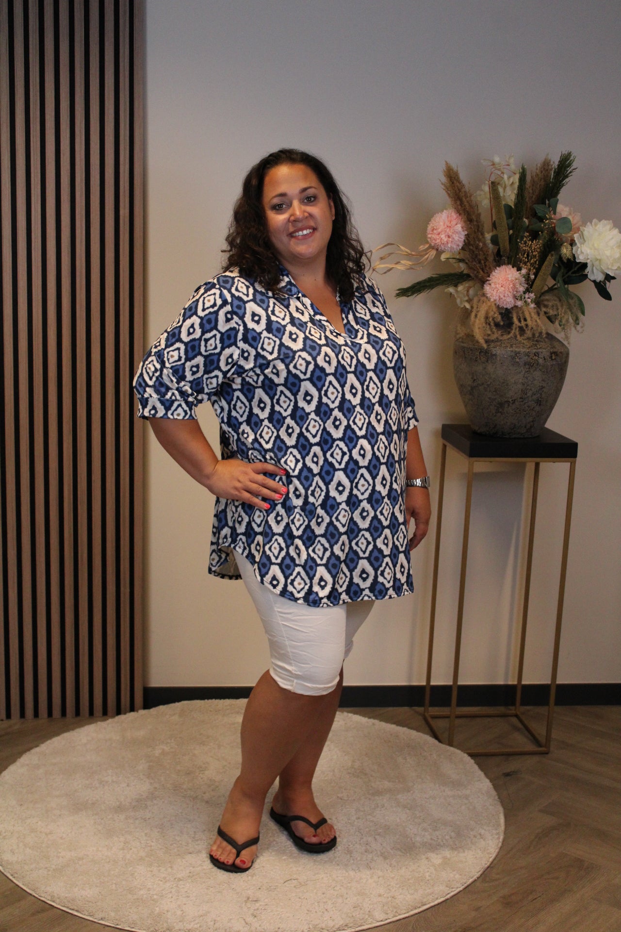 Noemi | Bluse mit Kragen 48 bis 52