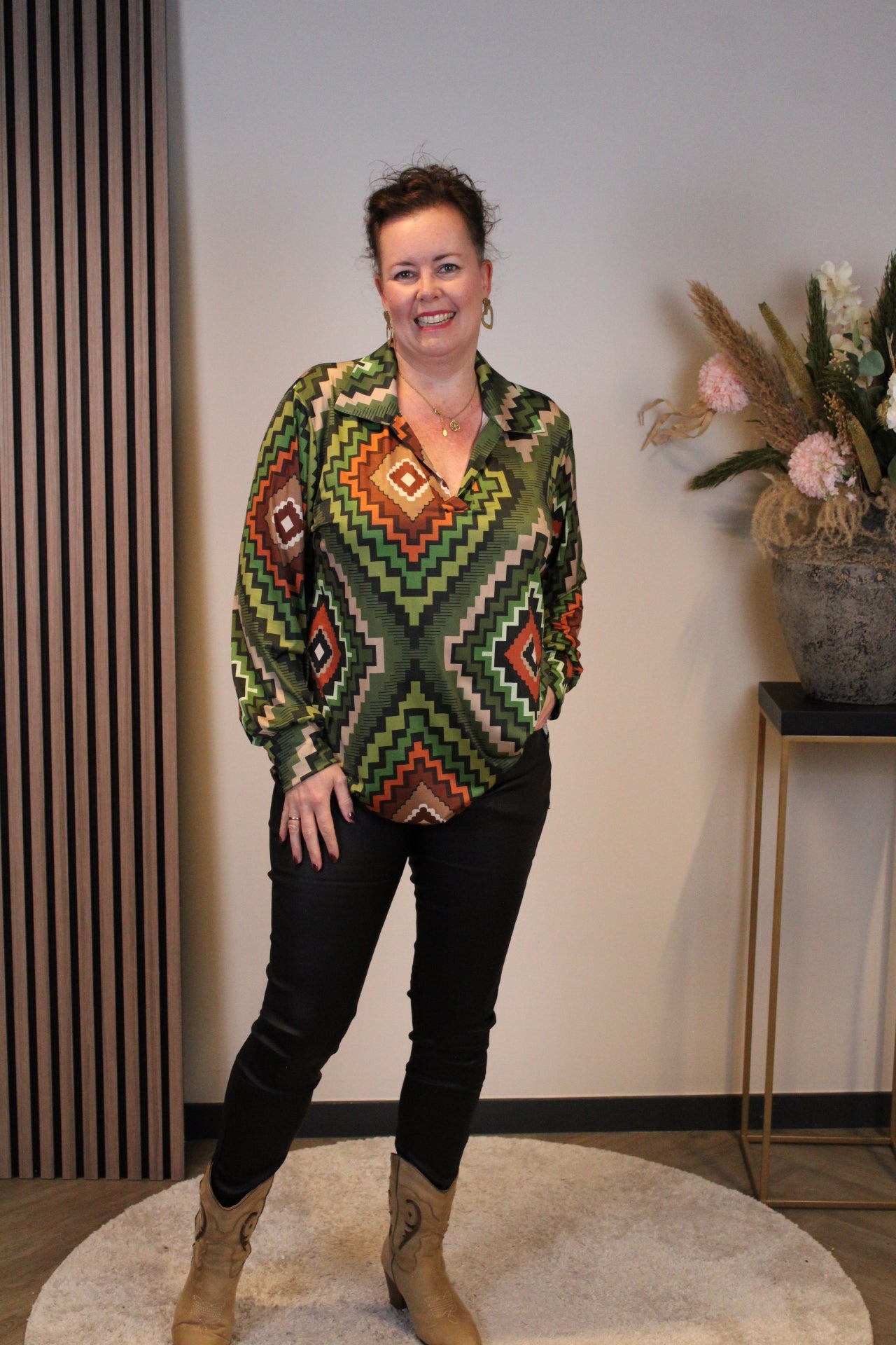 Fleur | Bluse mit Kragen 38 bis 48