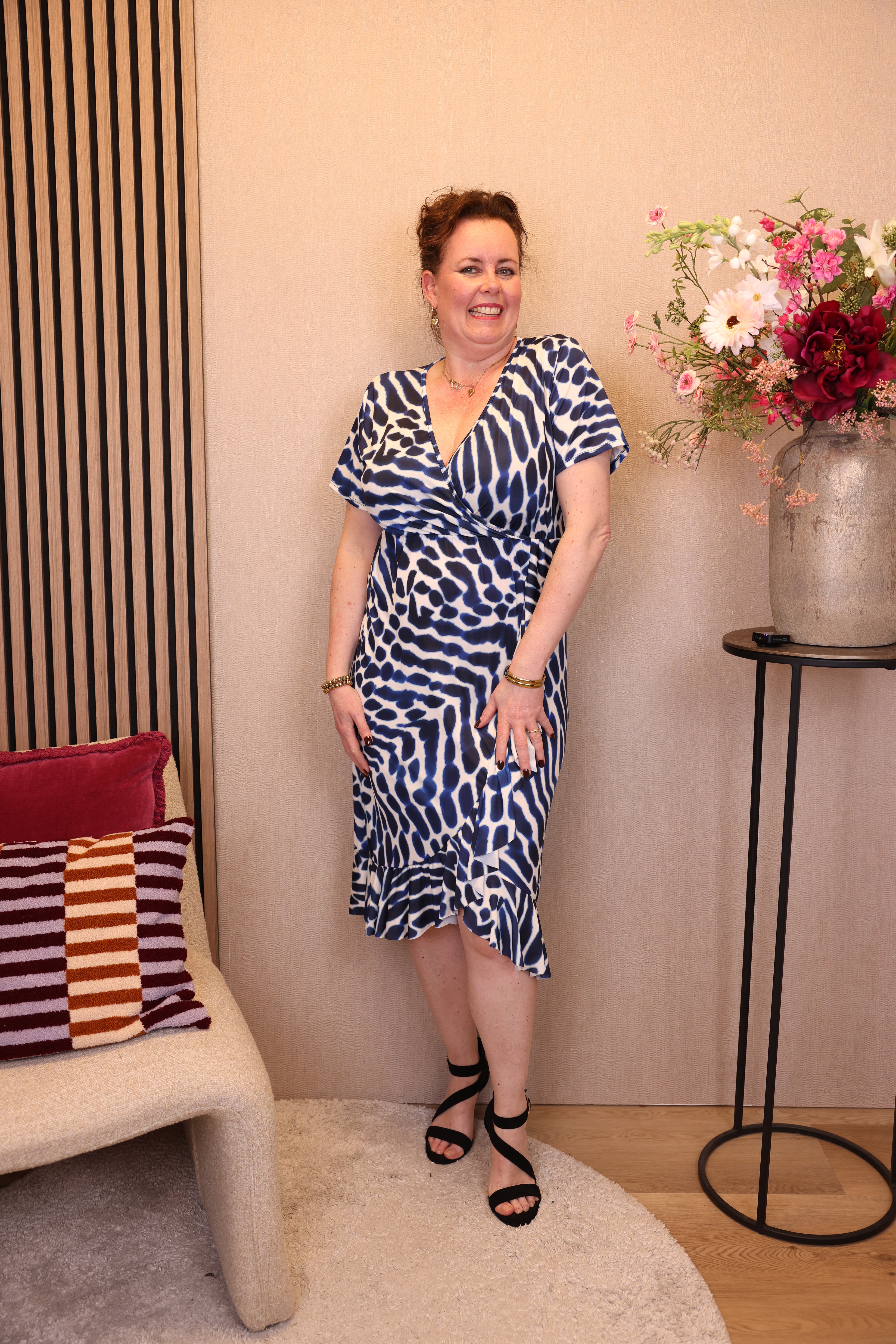 Dora | Bluse schwarz Langarm 52 bis 58