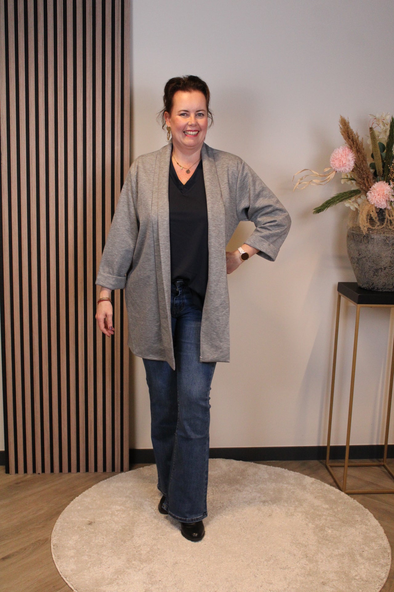 Mara | Bluse weiß Langarm 38 bis 48