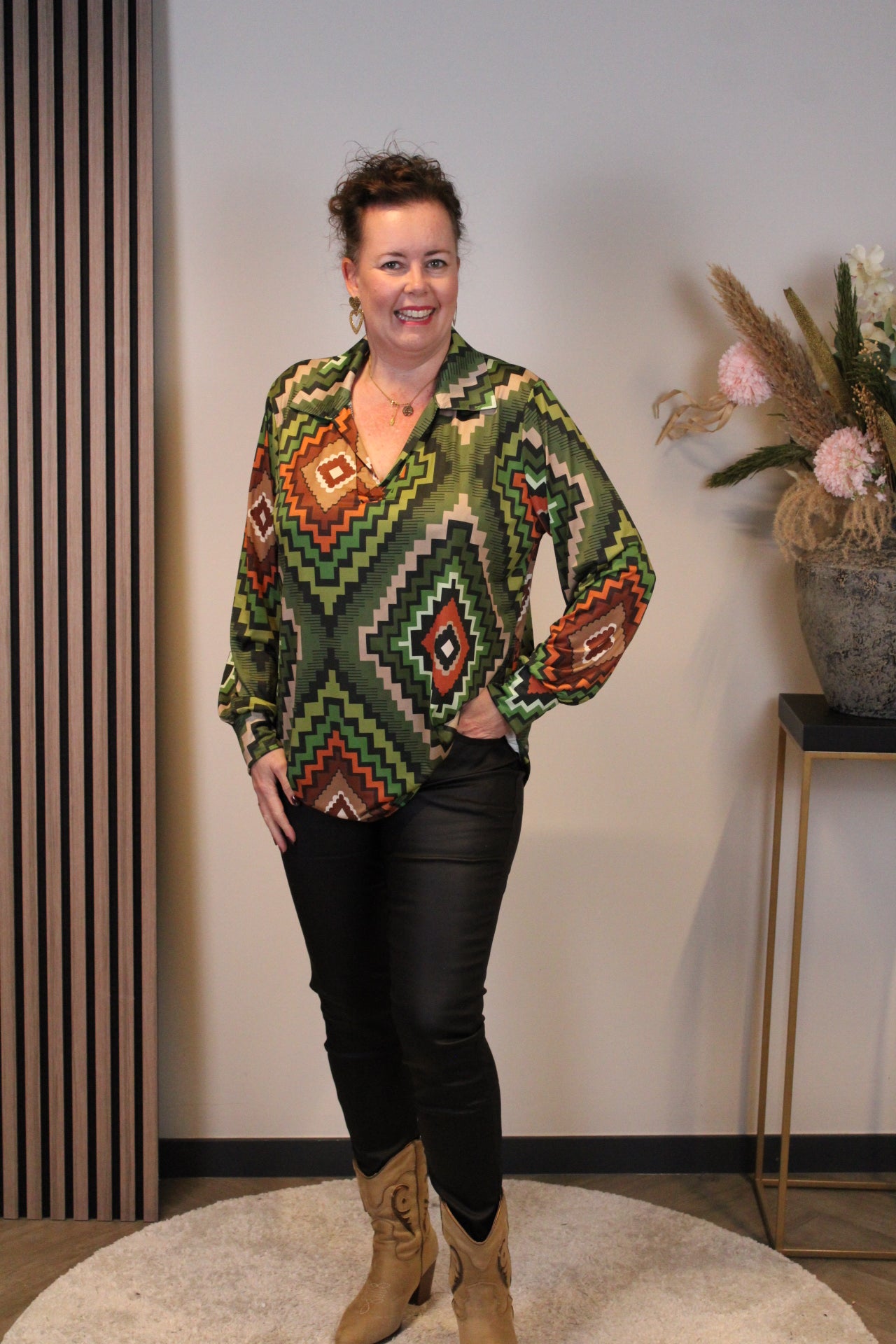 Fleur | Bluse mit Kragen 38 bis 48