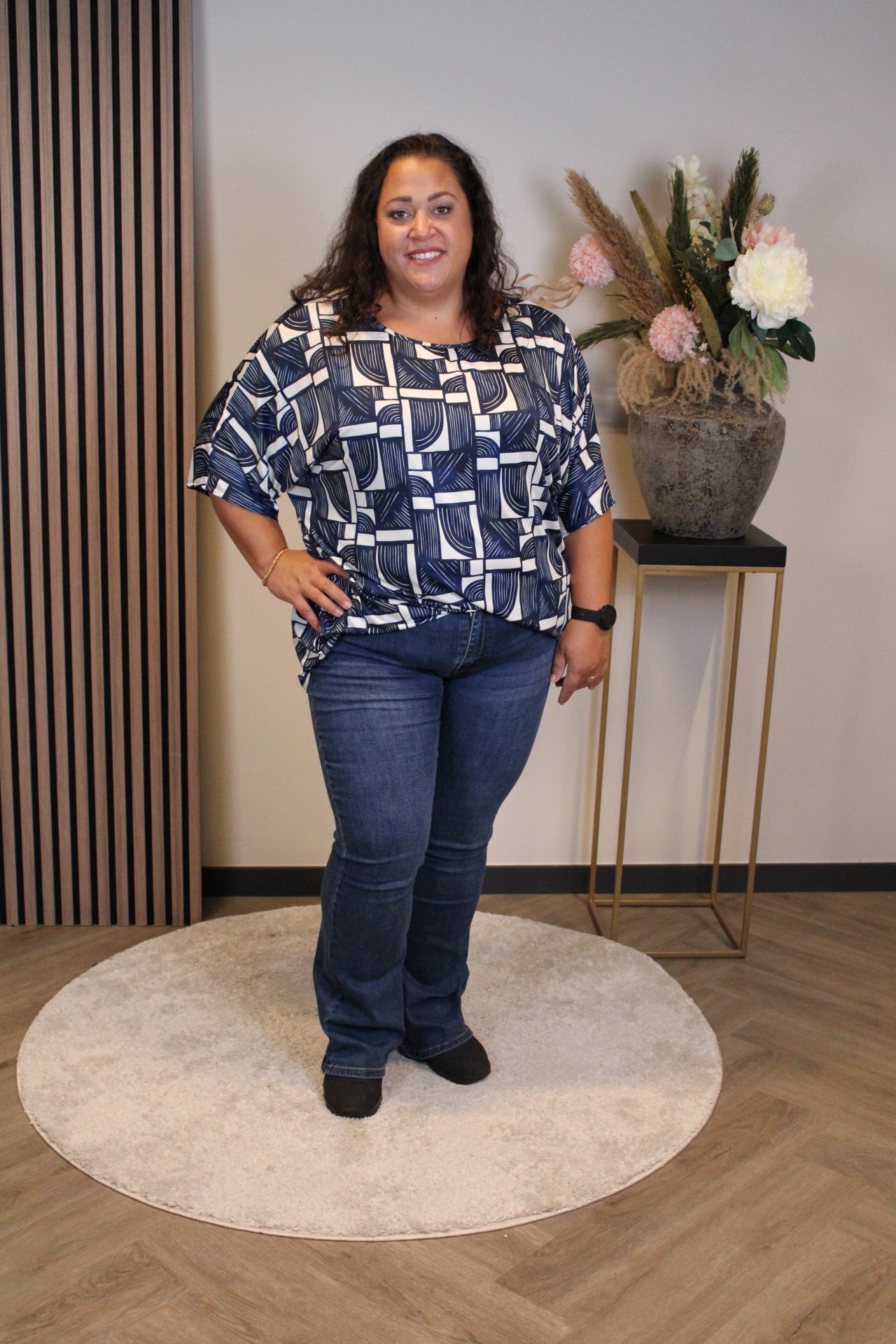 Charlotte | Top blau 48 bis 52