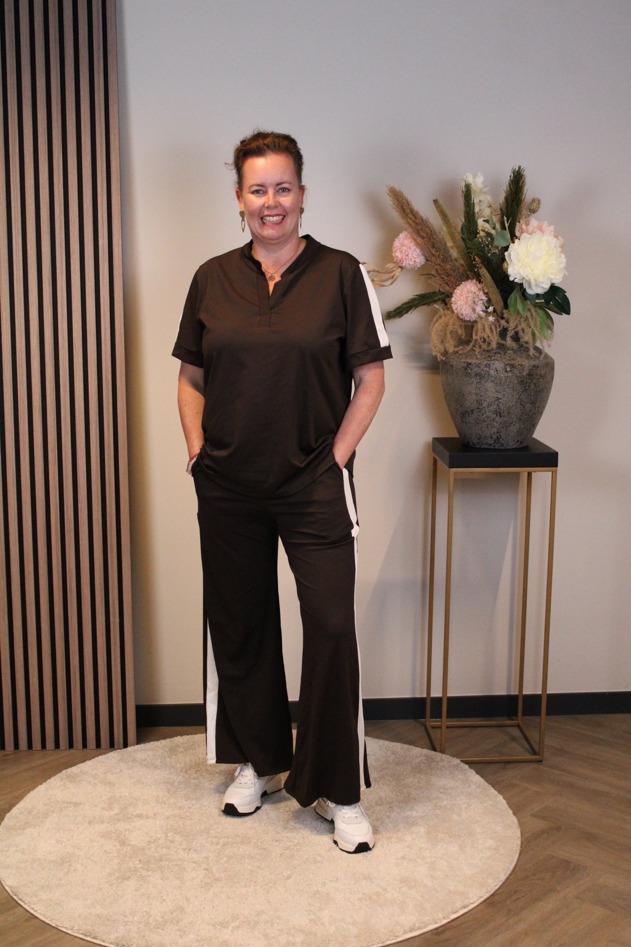 Lina | broek bruin 40 t/m 44