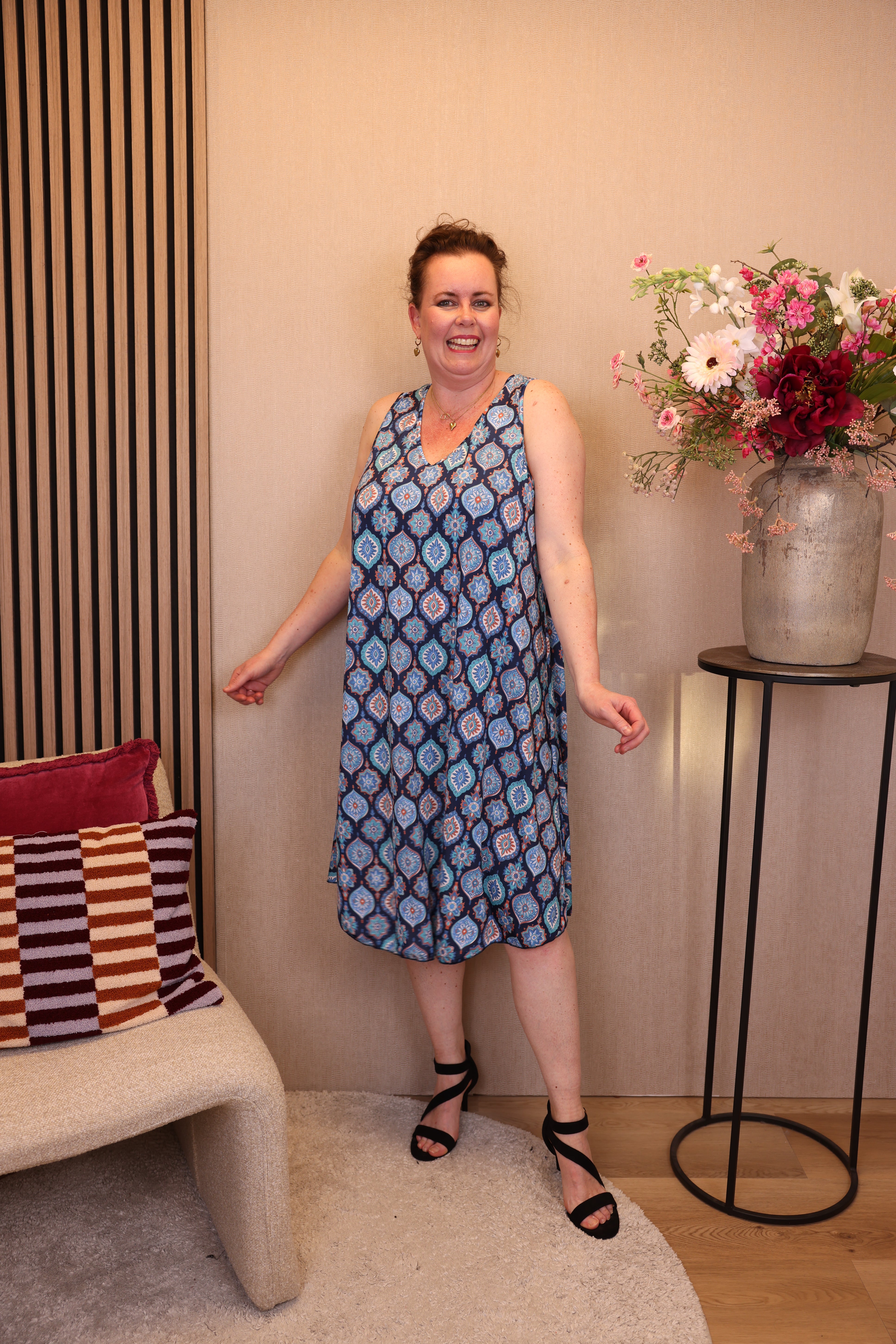 Dora | Bluse schwarz Langarm 52 bis 58