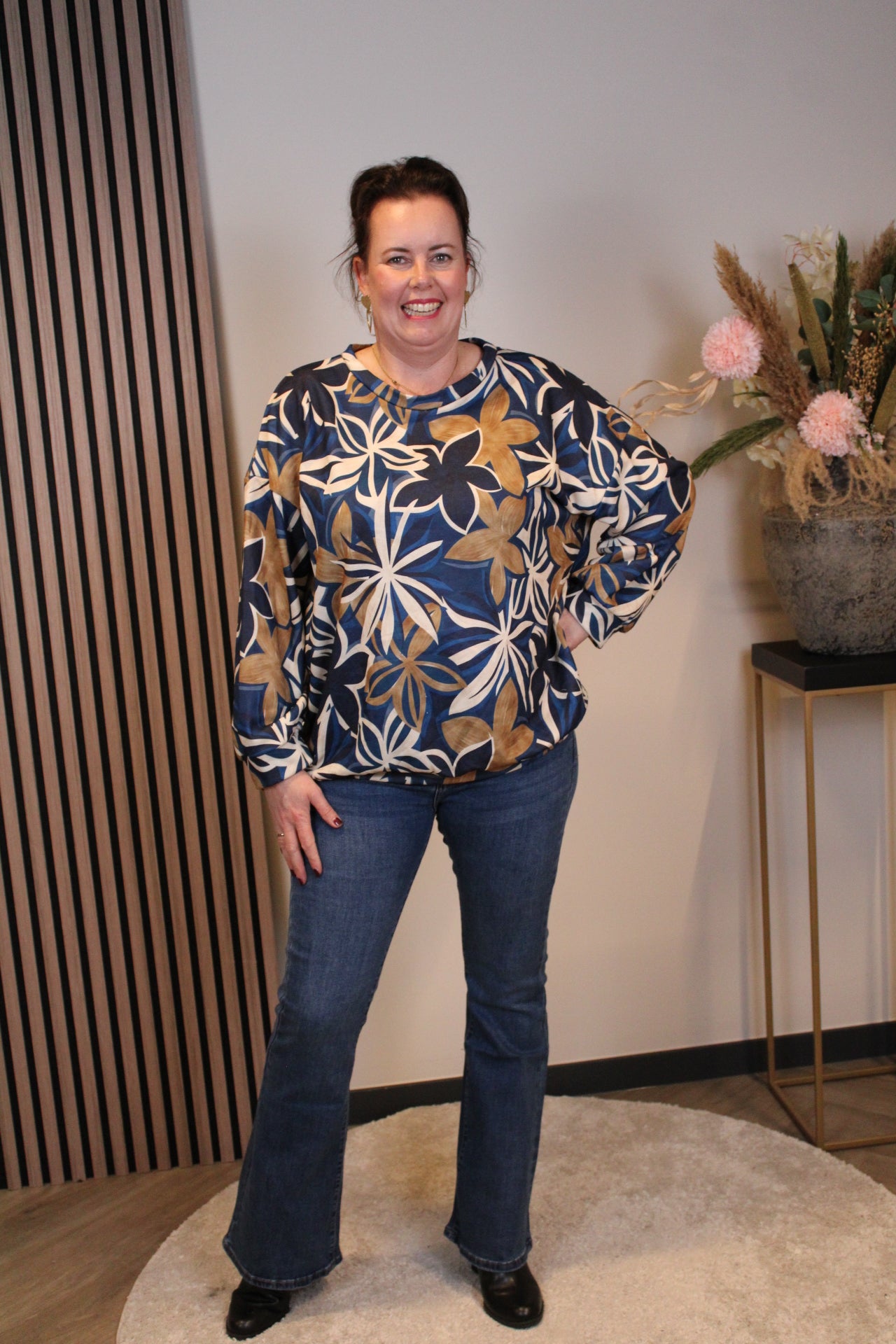 Mara | Bluse weiß Langarm 38 bis 48