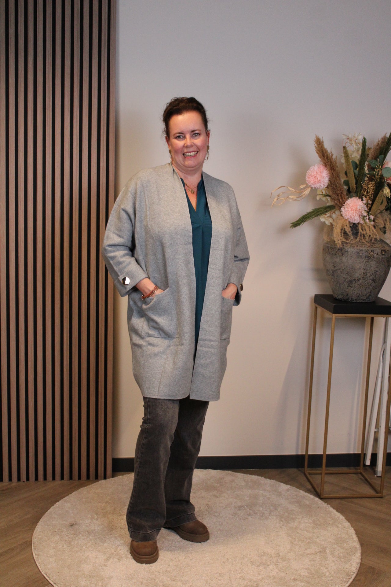 Mara | Bluse weiß Langarm 38 bis 48