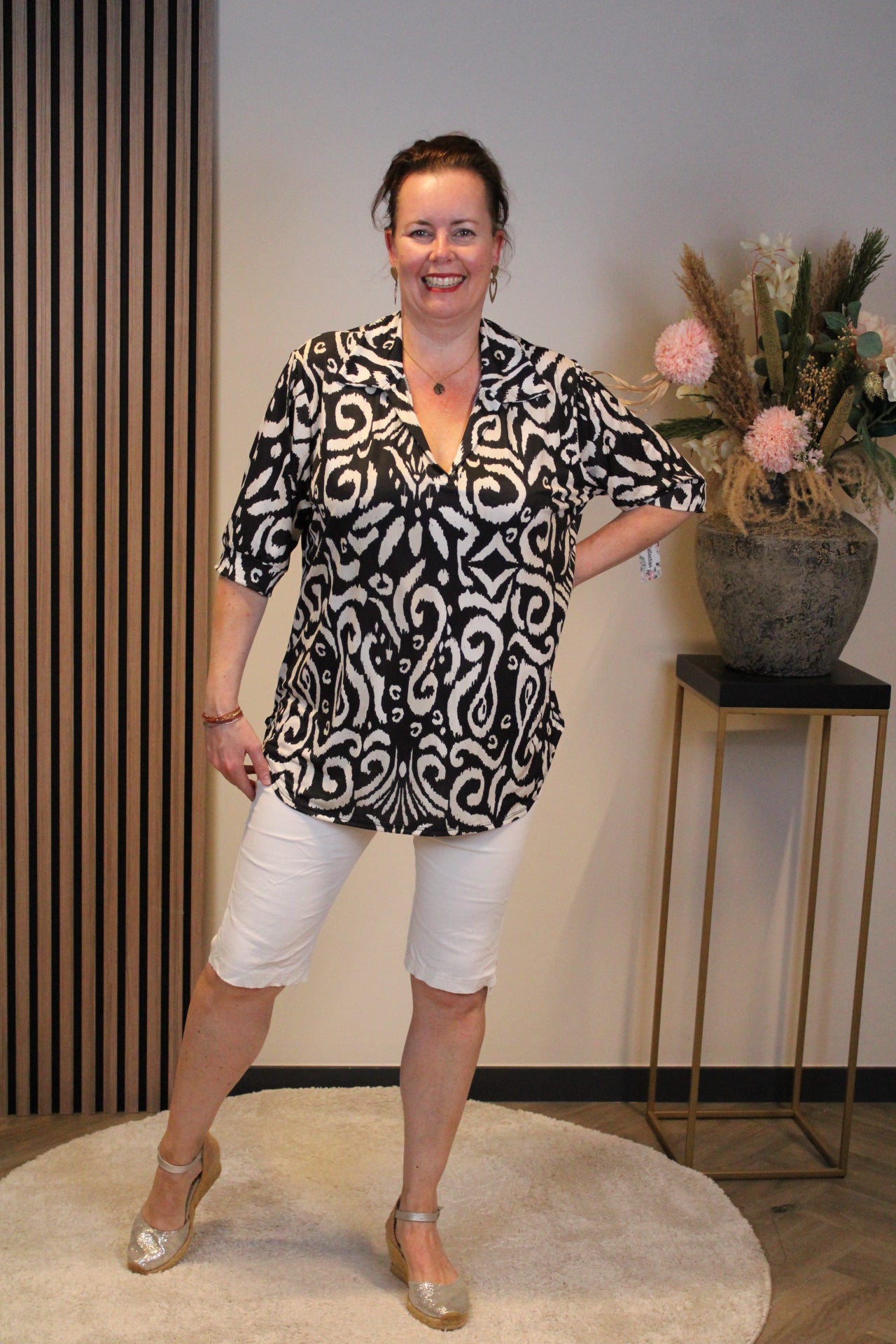 Veya | Bluse mit Kragen 38 bis 48