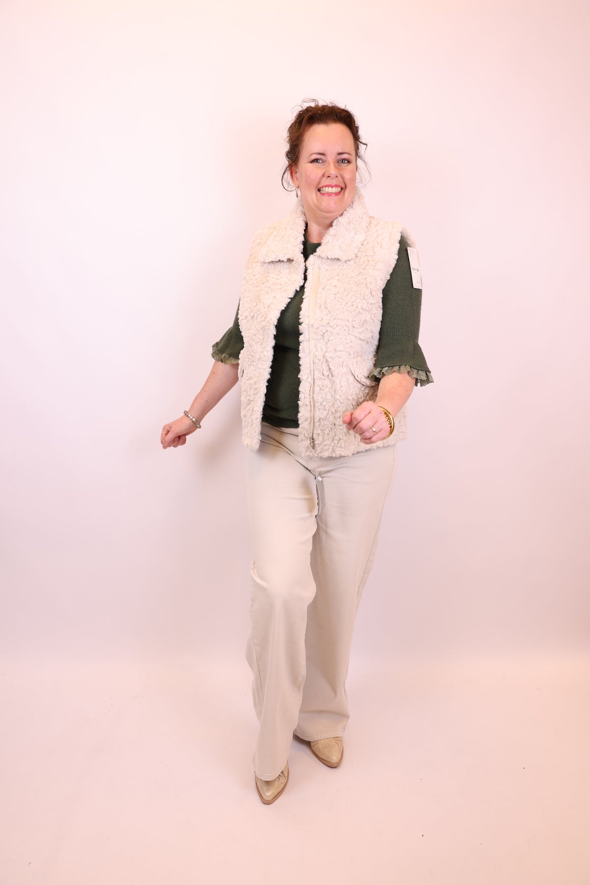 Maxime | Grüne Jeansjacke