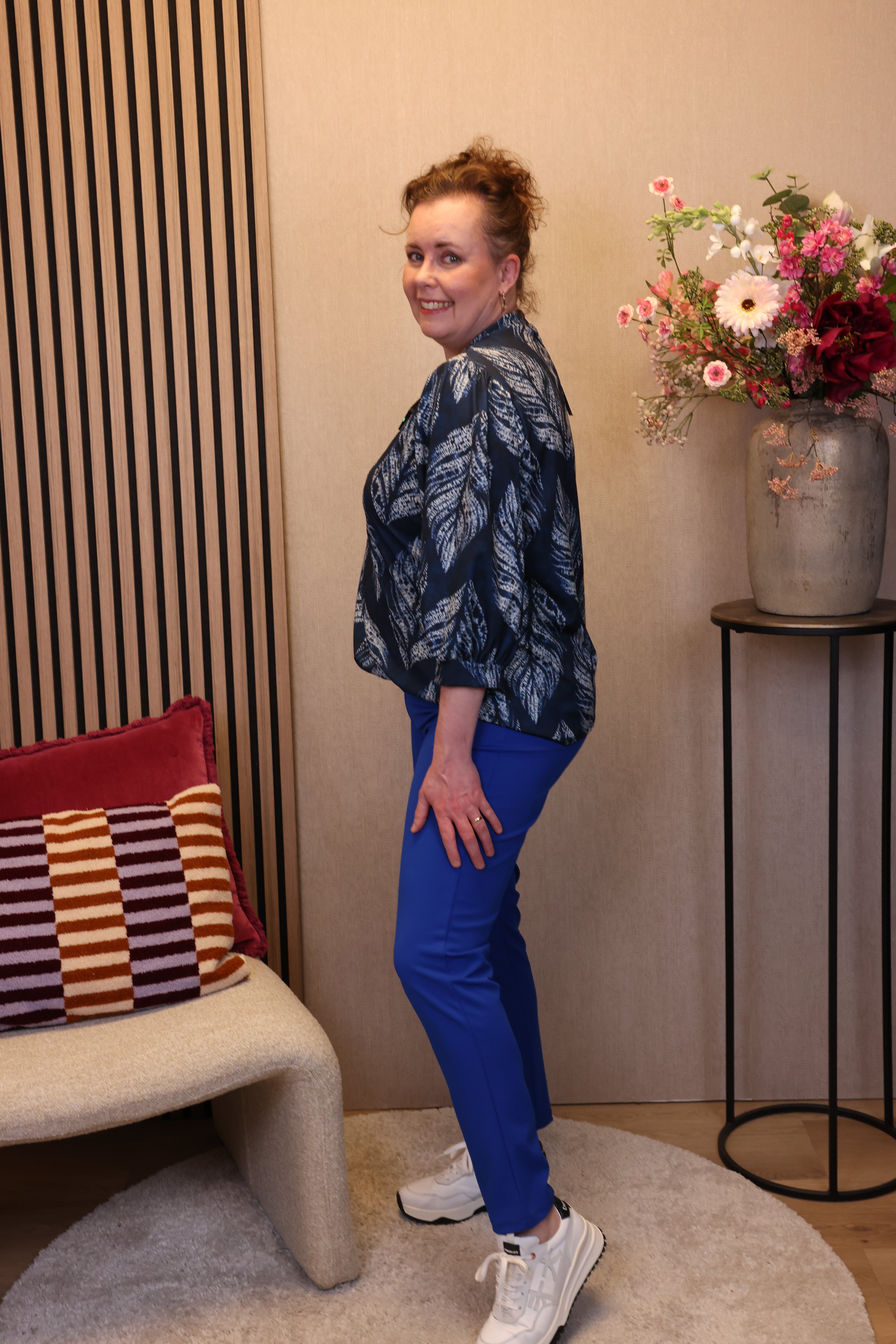 Dora | Bluse schwarz Langarm 52 bis 58
