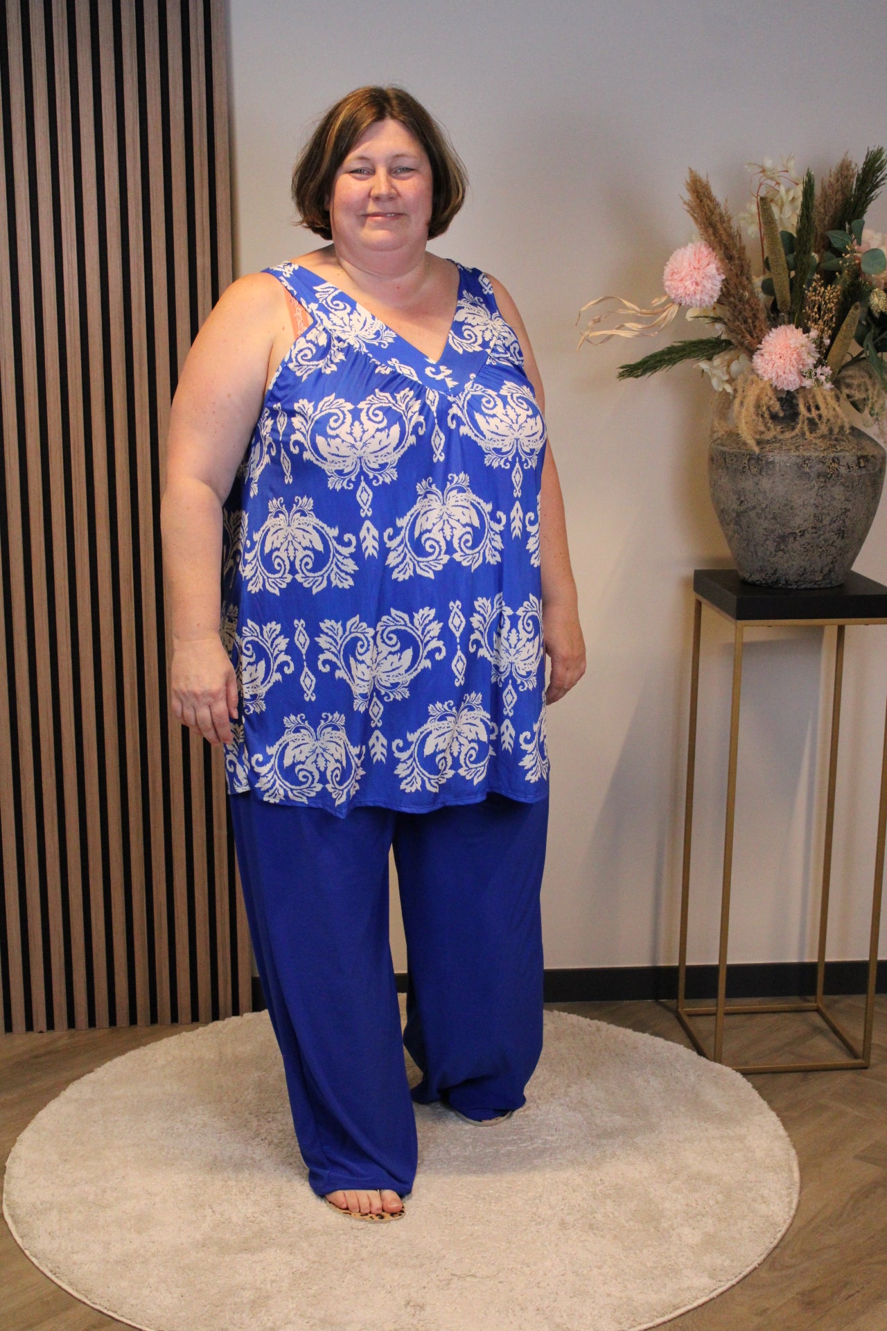 Dora | Bluse schwarz Langarm 52 bis 58