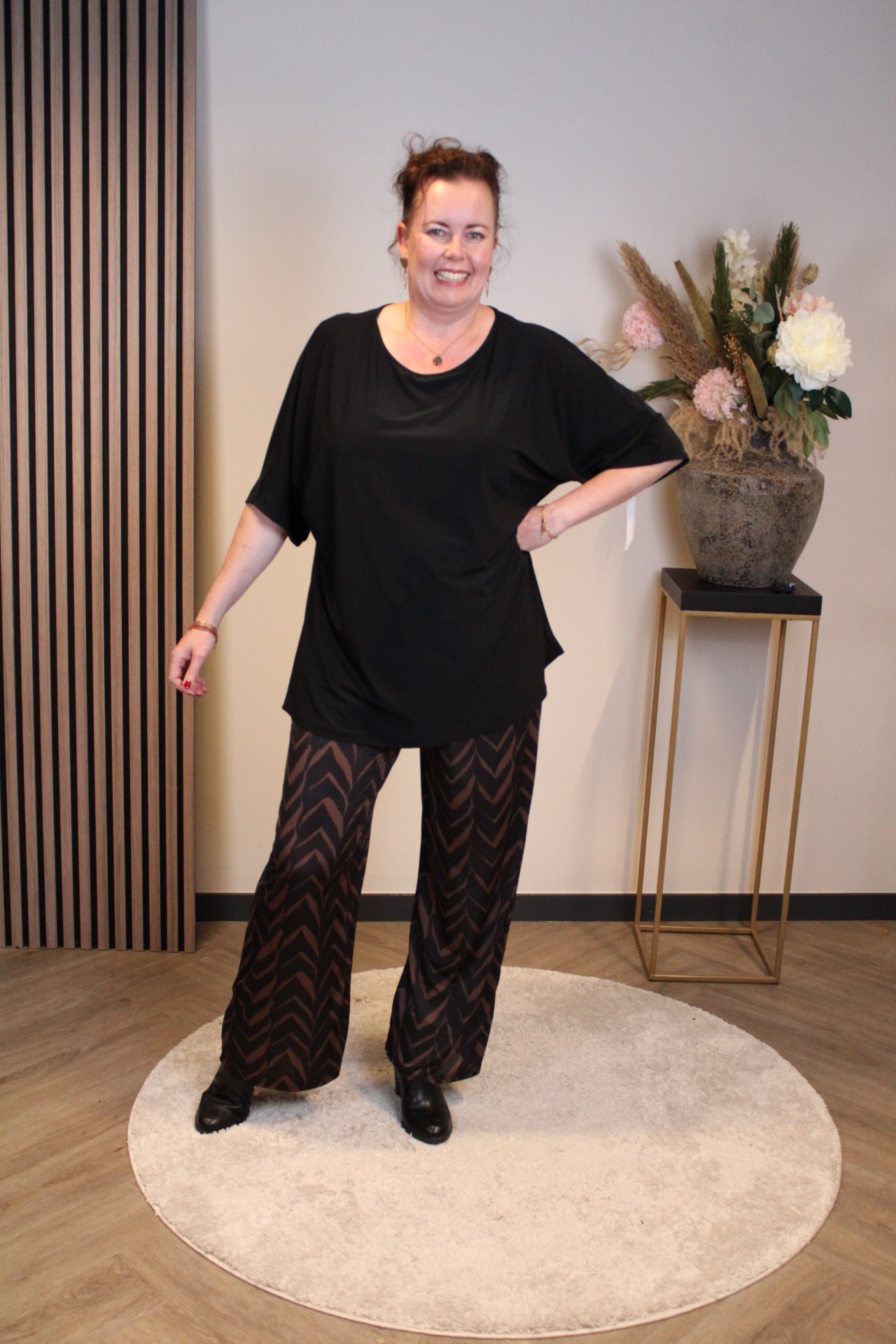 Ellen | Rote Hose mit Taschen 38 bis 46