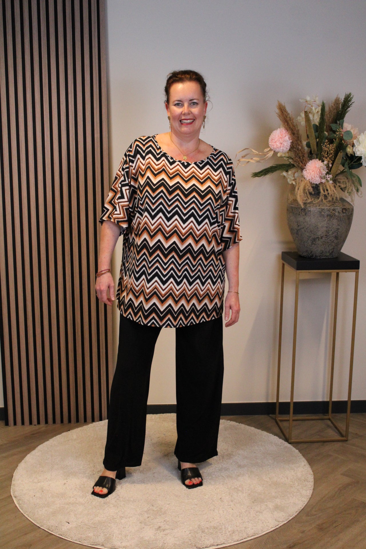 Ellen | Blaue Hose mit Taschen 48 bis 54
