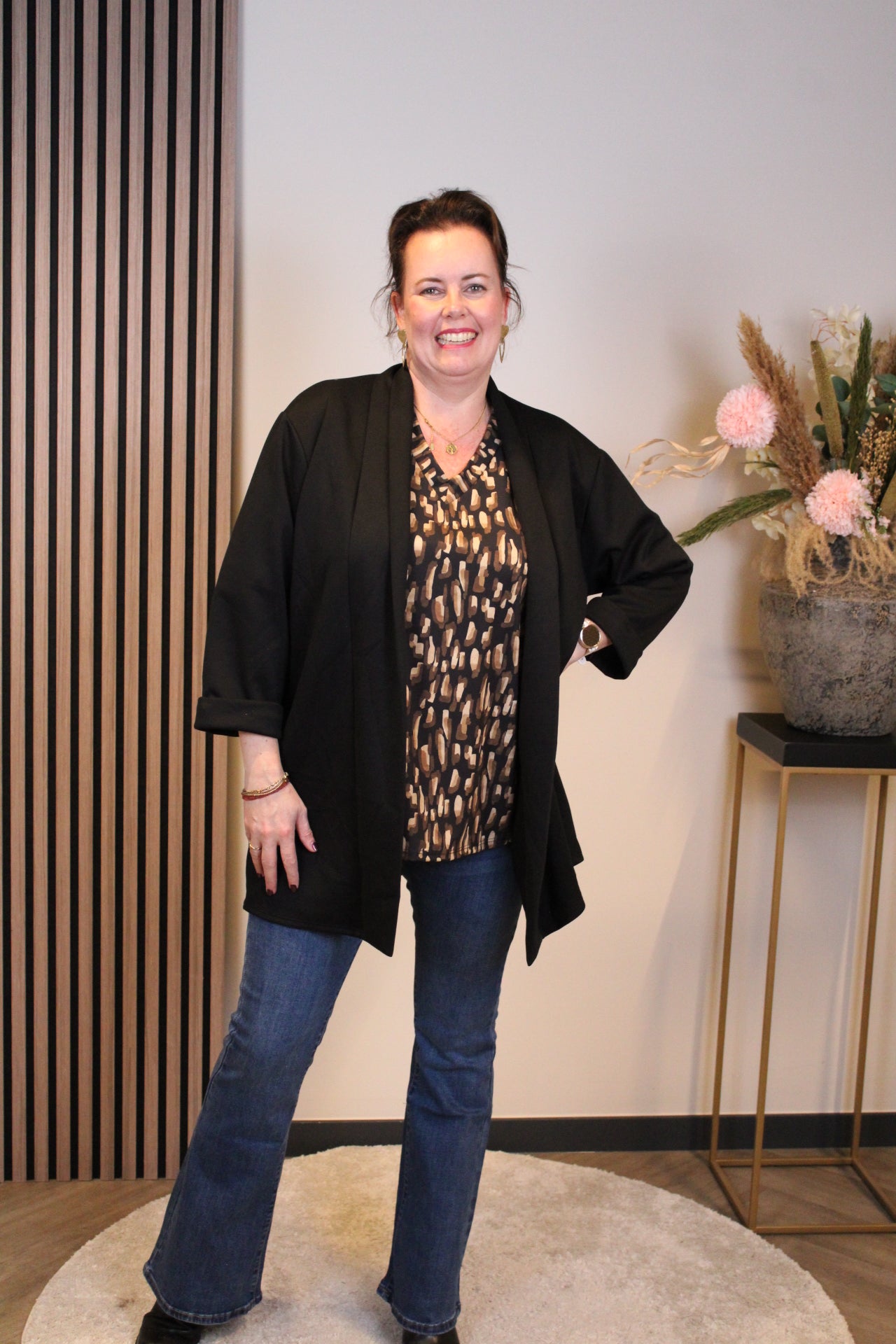 Mara | Bluse weiß Langarm 38 bis 48