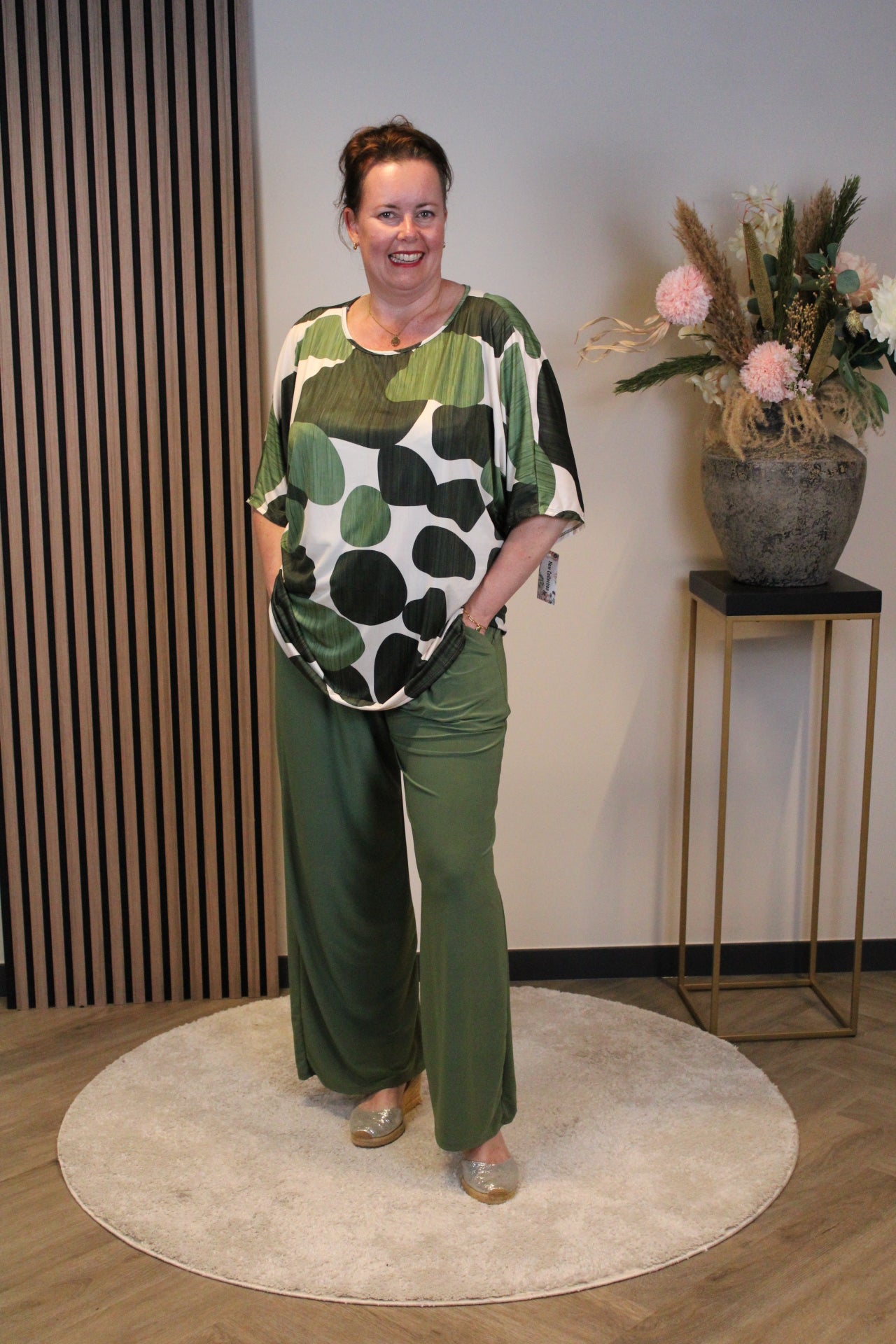 Ellen | Blaue Hose mit Taschen 48 bis 54