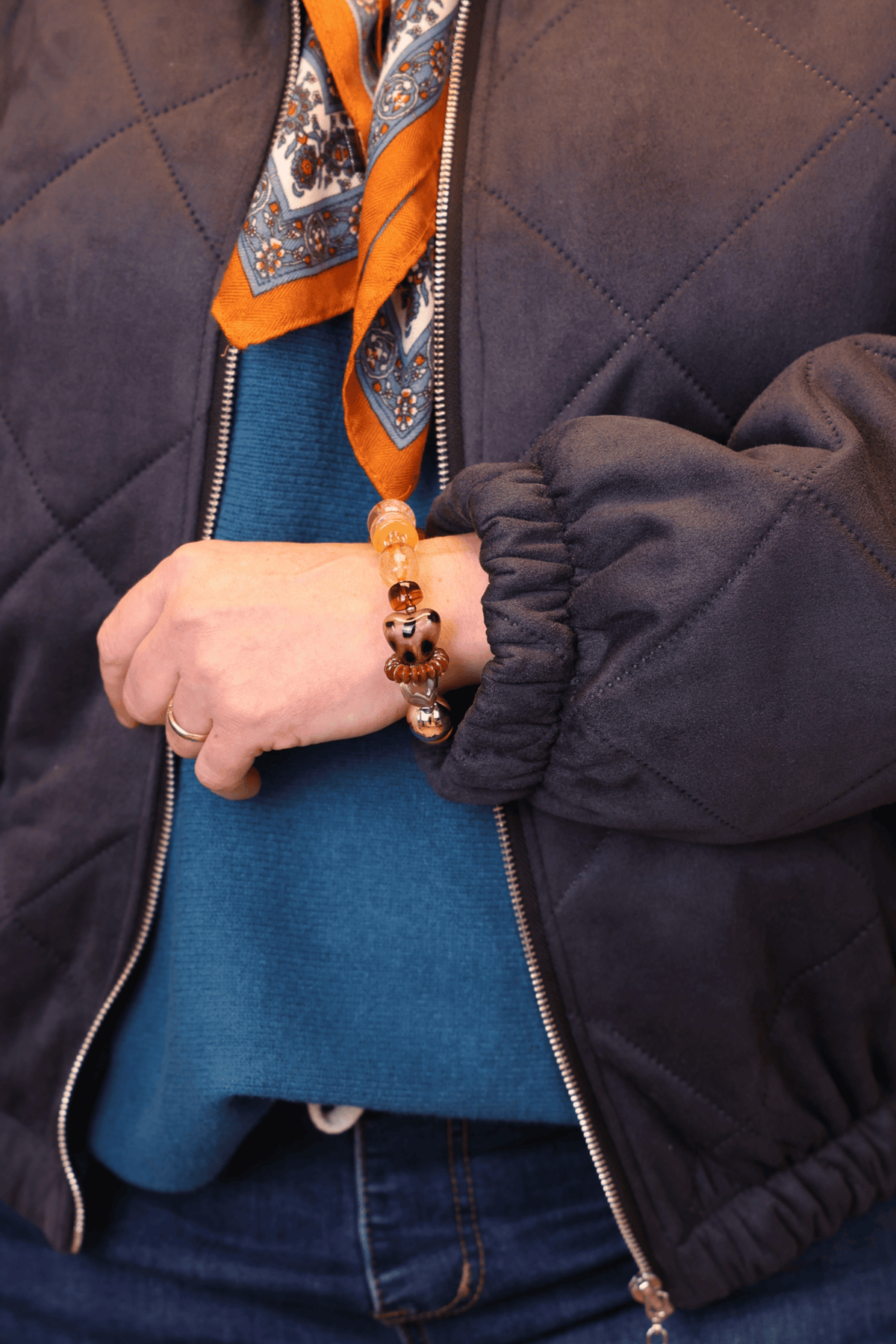 Eline | Armband bruin